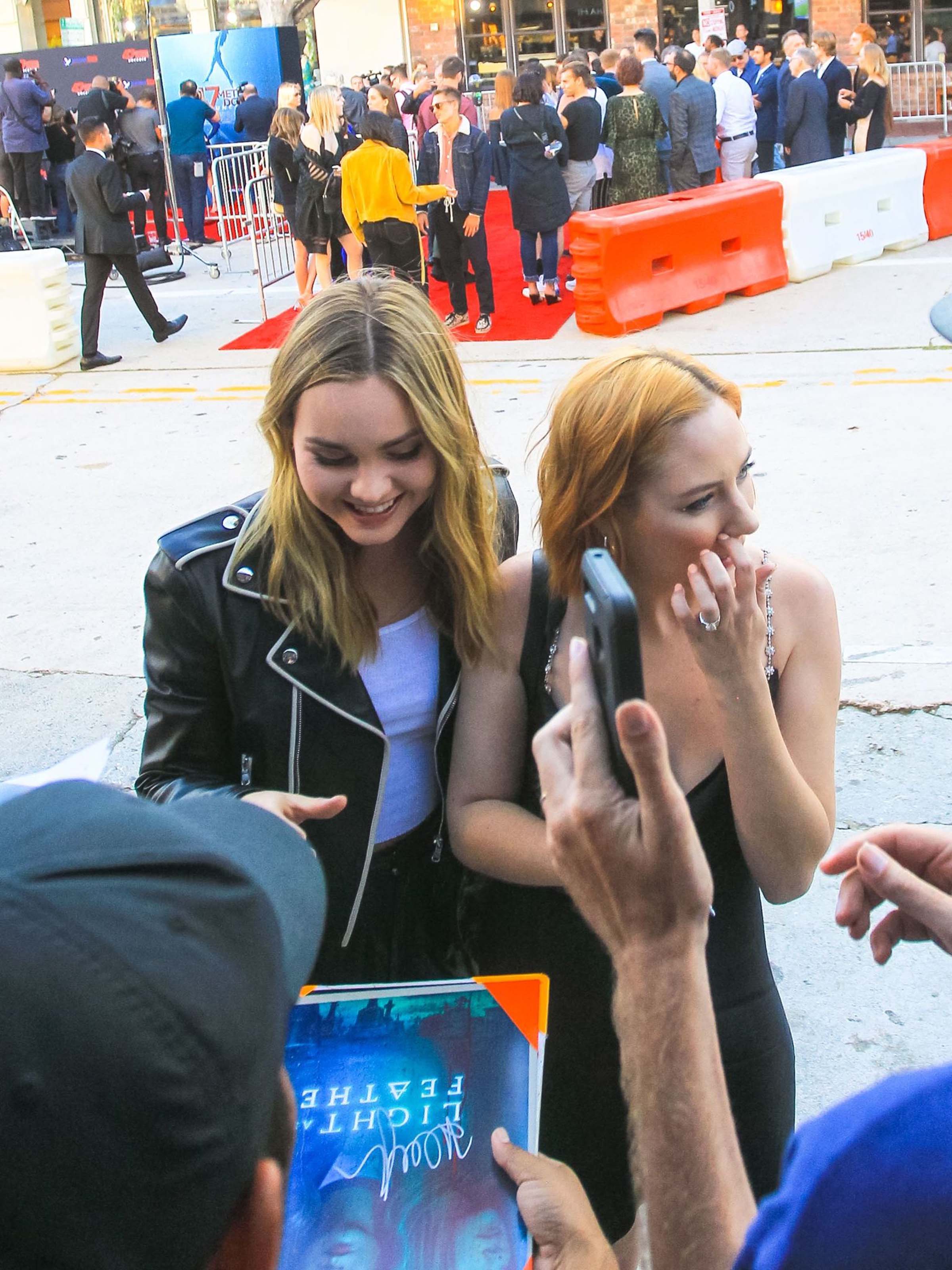 Liana Liberato & Haley Ramm attend 47 Meters Down