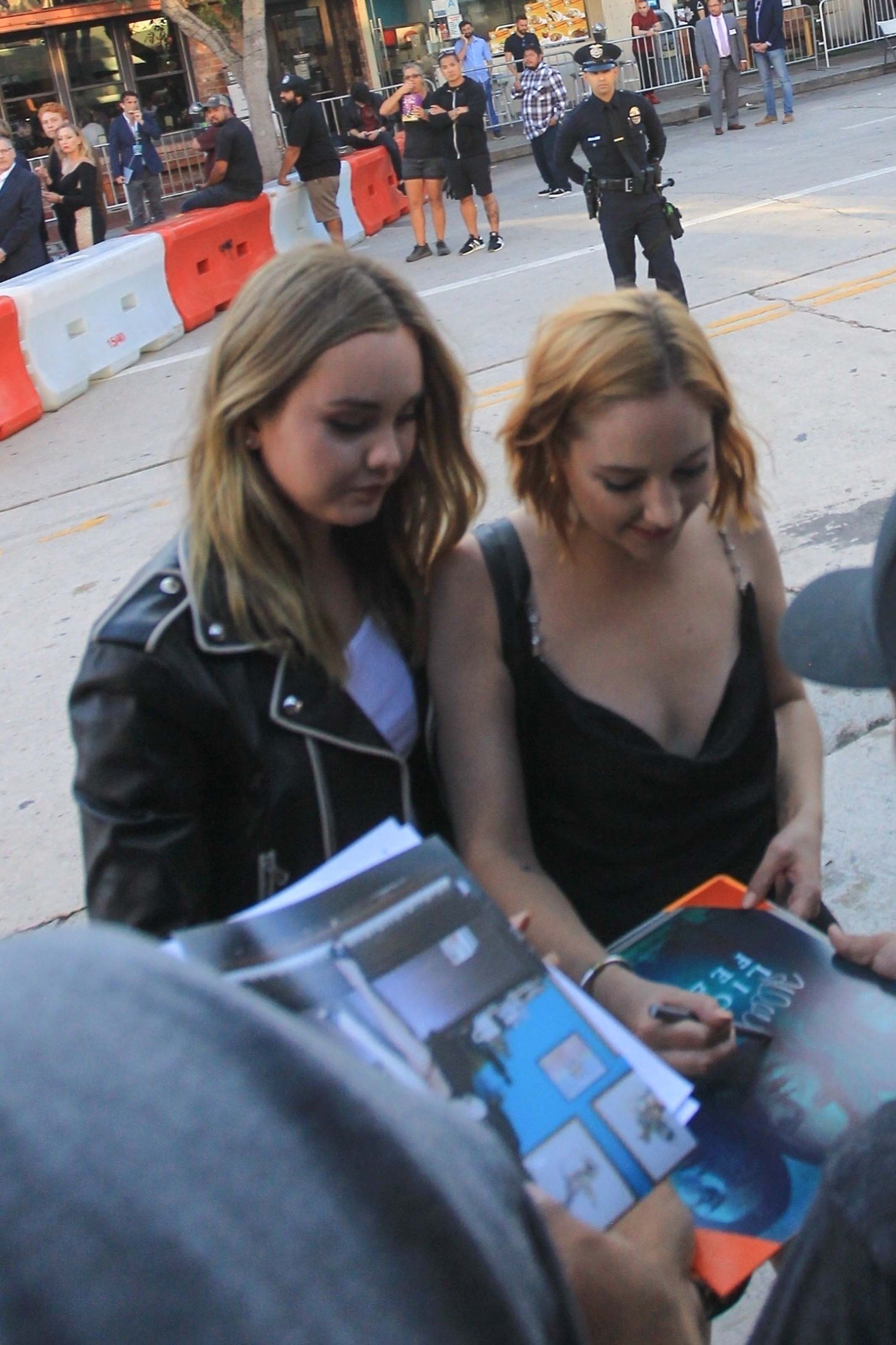 Liana Liberato & Haley Ramm attend 47 Meters Down