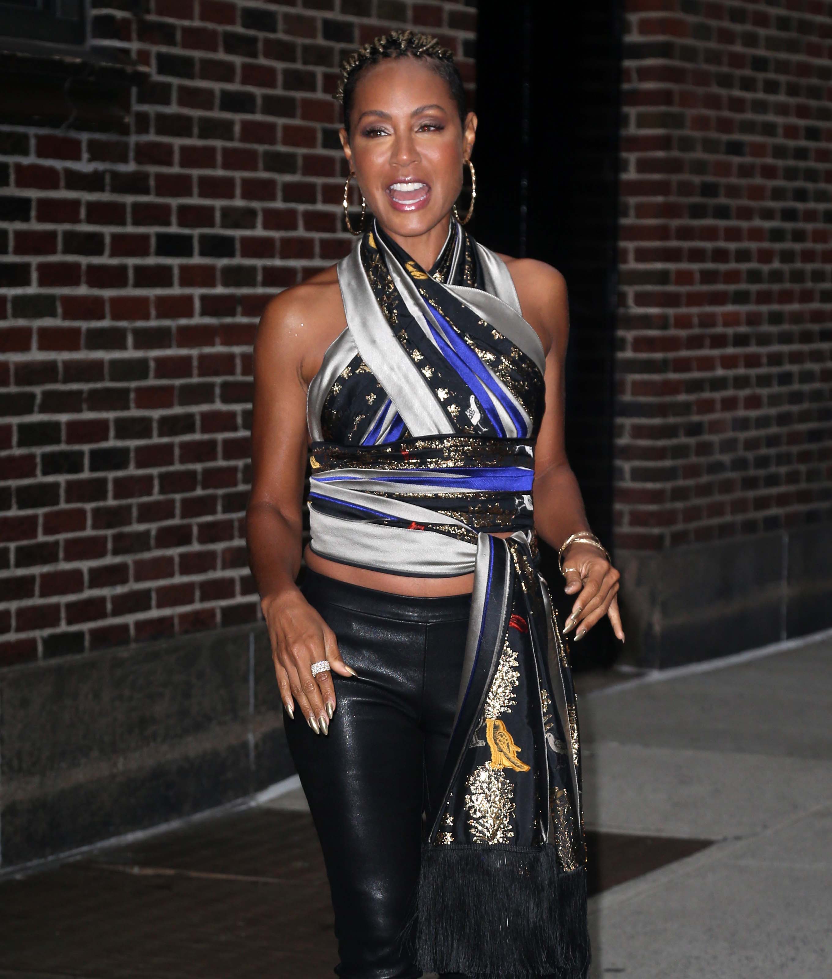 Jada Pinkett Smith at Late Show with Stephen Colbert