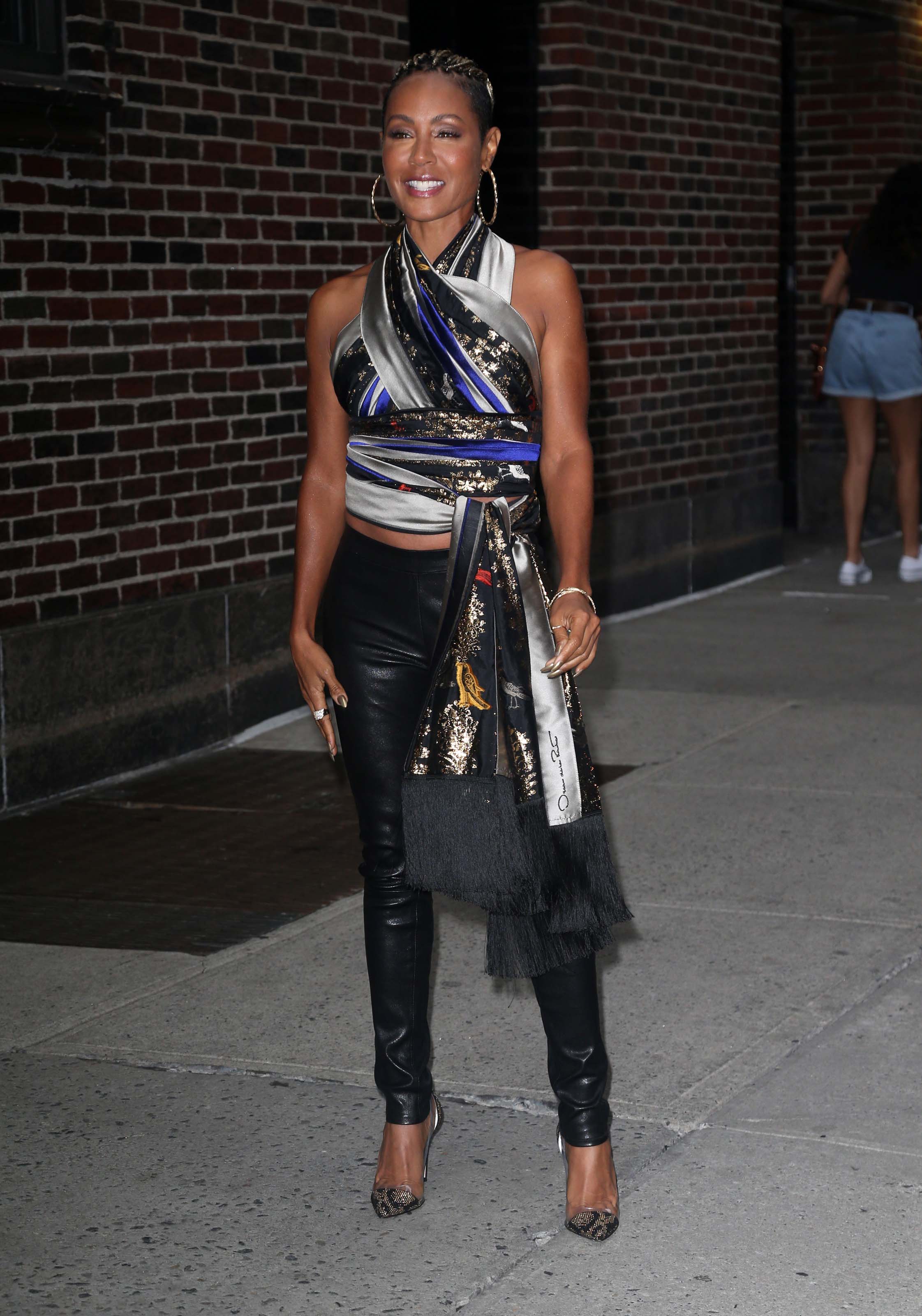 Jada Pinkett Smith at Late Show with Stephen Colbert