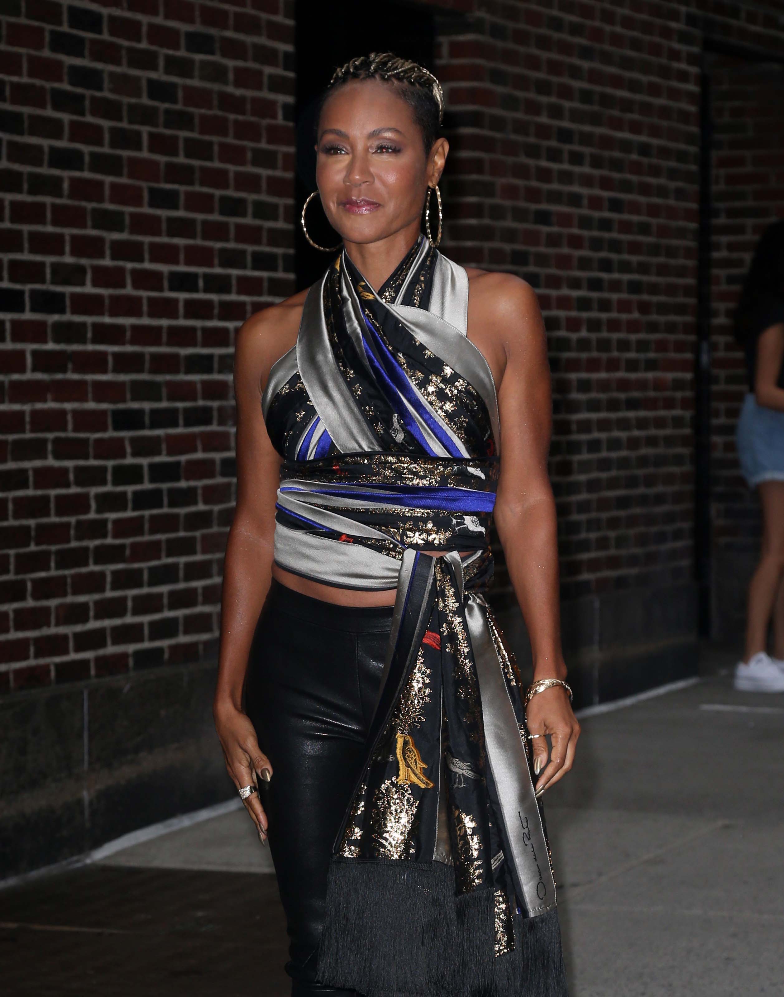 Jada Pinkett Smith at Late Show with Stephen Colbert