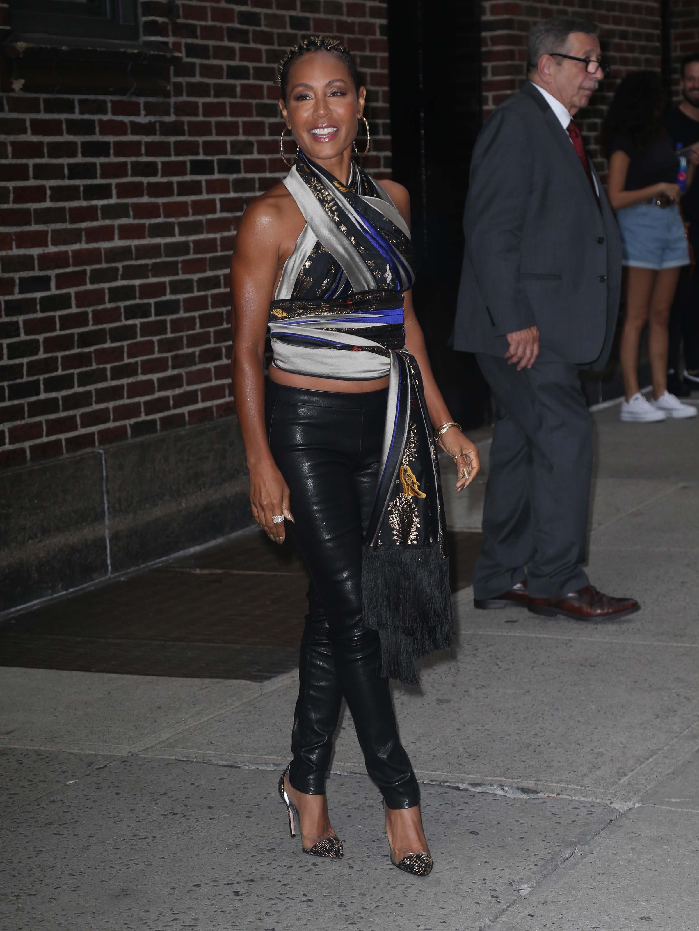 Jada Pinkett Smith at Late Show with Stephen Colbert