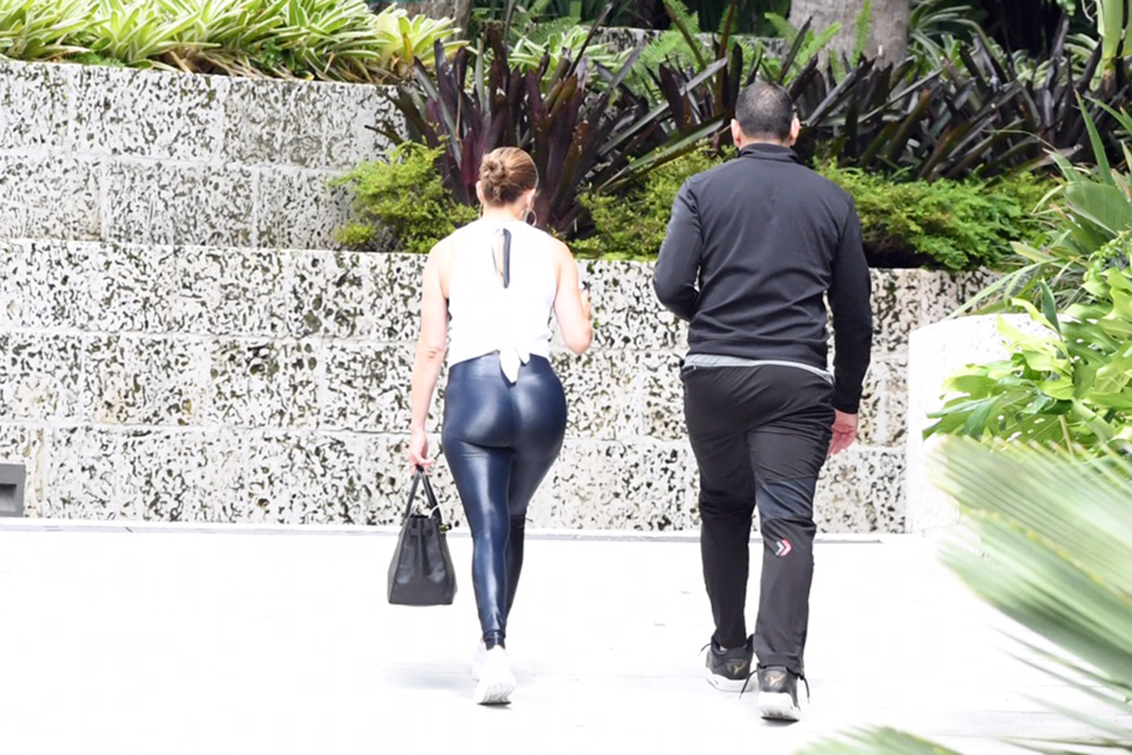 Jennifer Lopez at Somi fitness