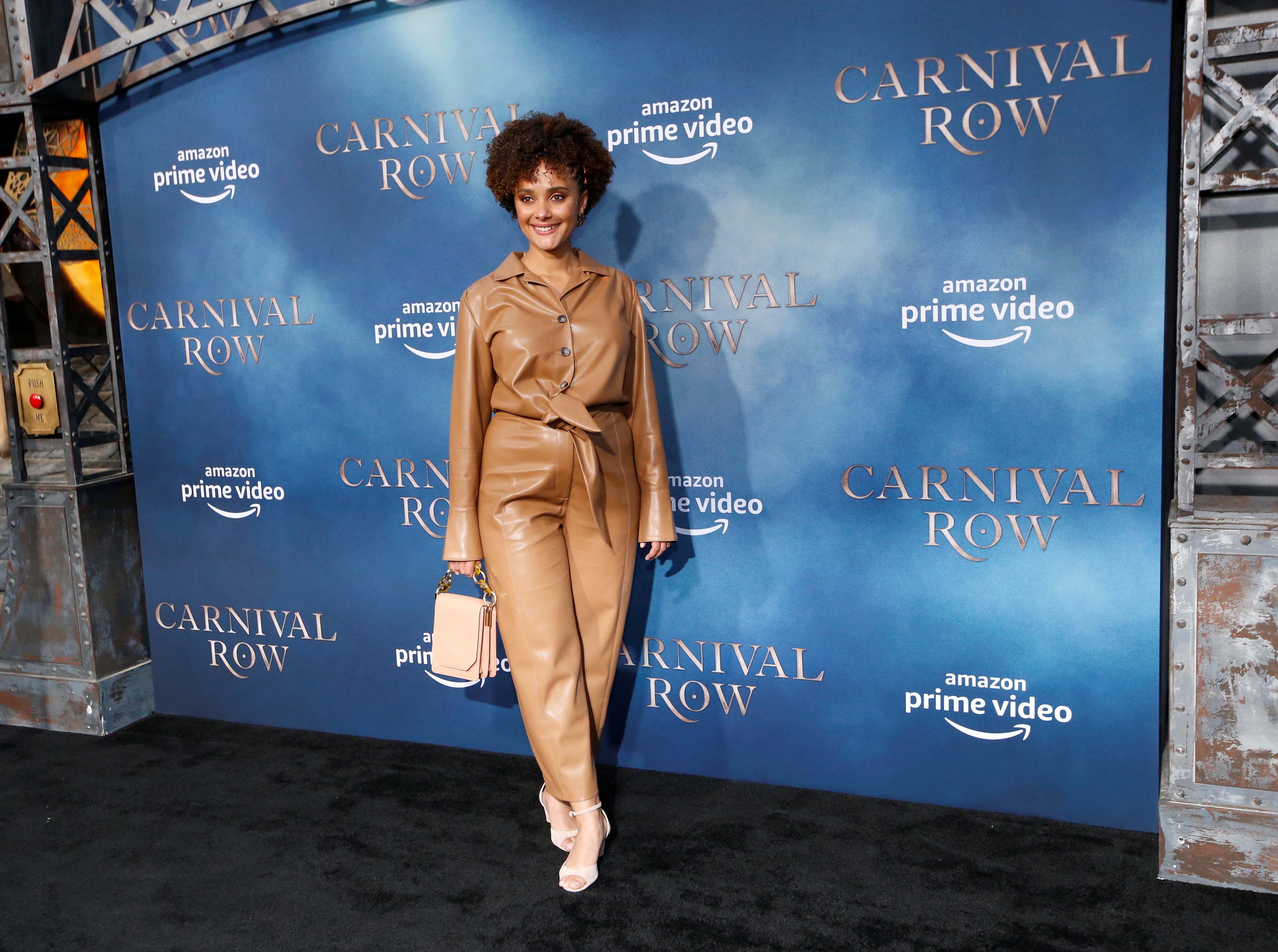 Karla Crome attends Carnival Row TV show premiere