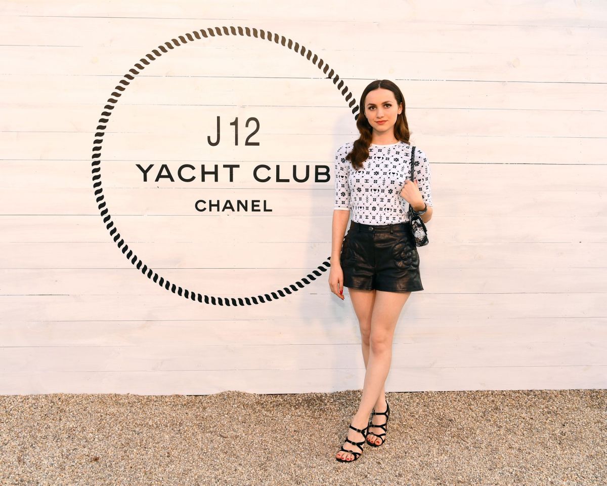 Maude Apatow attends Chanel Dinner to Celebrate J12 Yacht Club