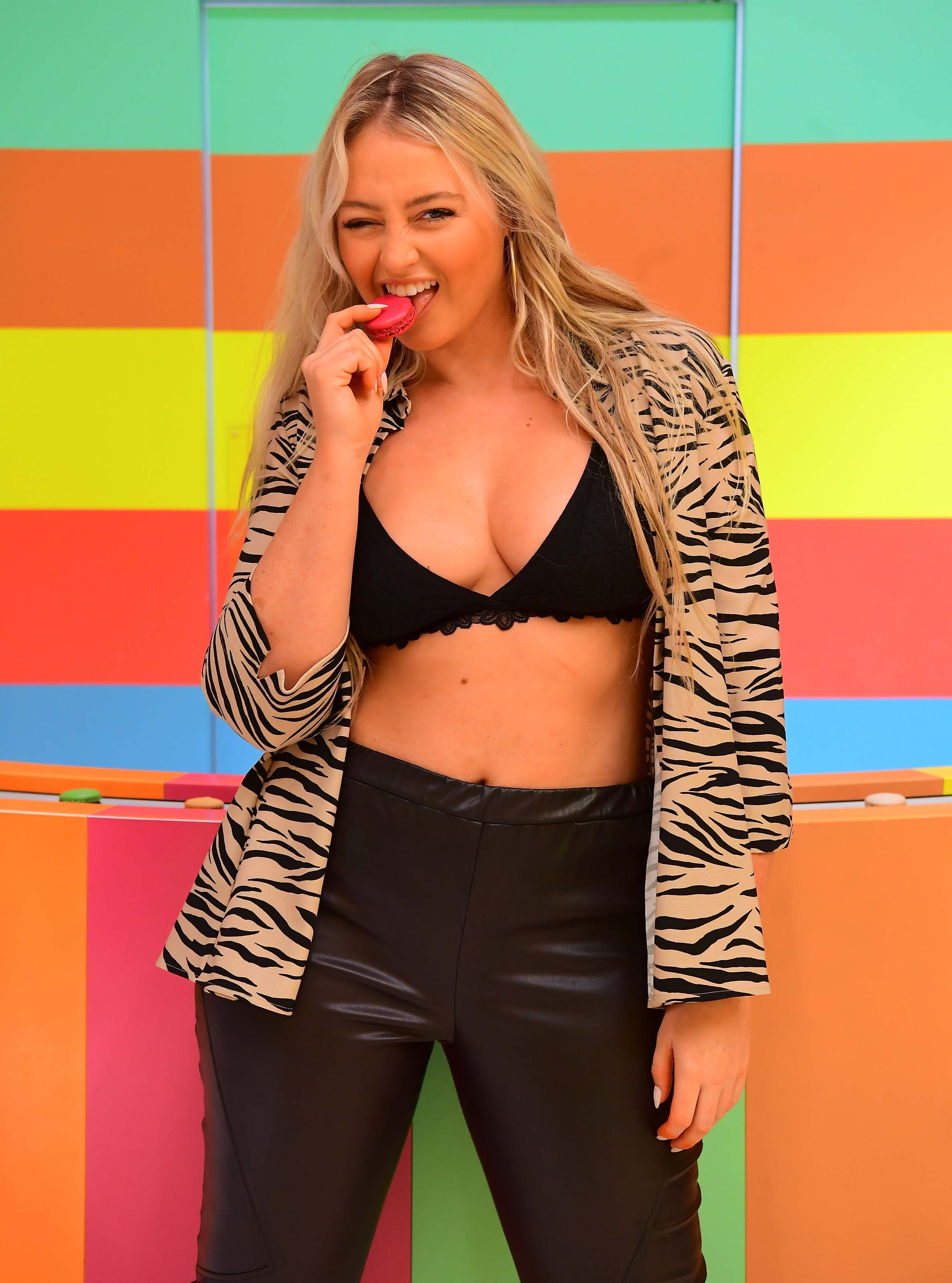 Iskra Lawrence at The Color Factory Pop Up Museum