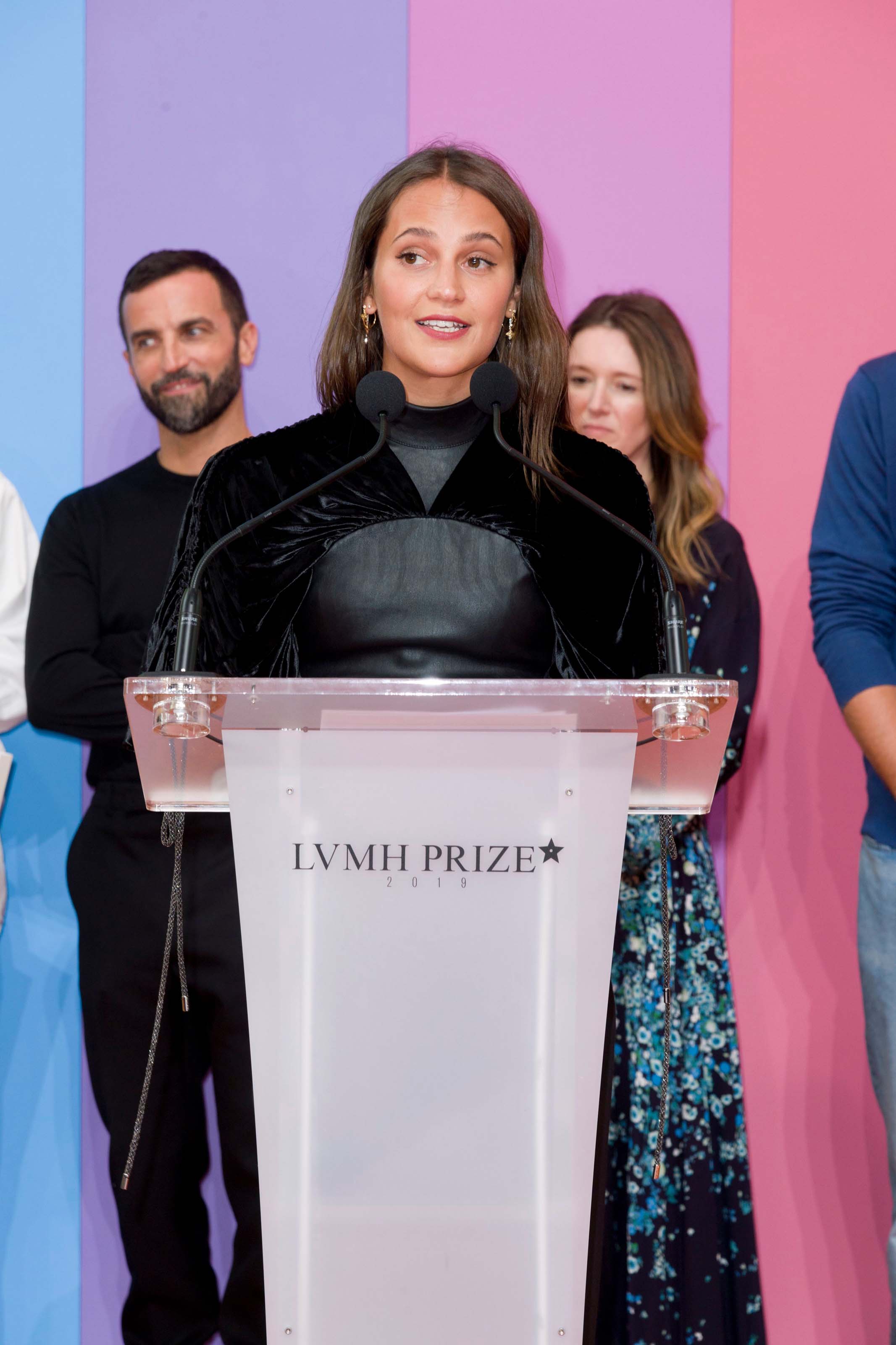 Alicia Vikander attends LVMH Young Fashion Designer Prize