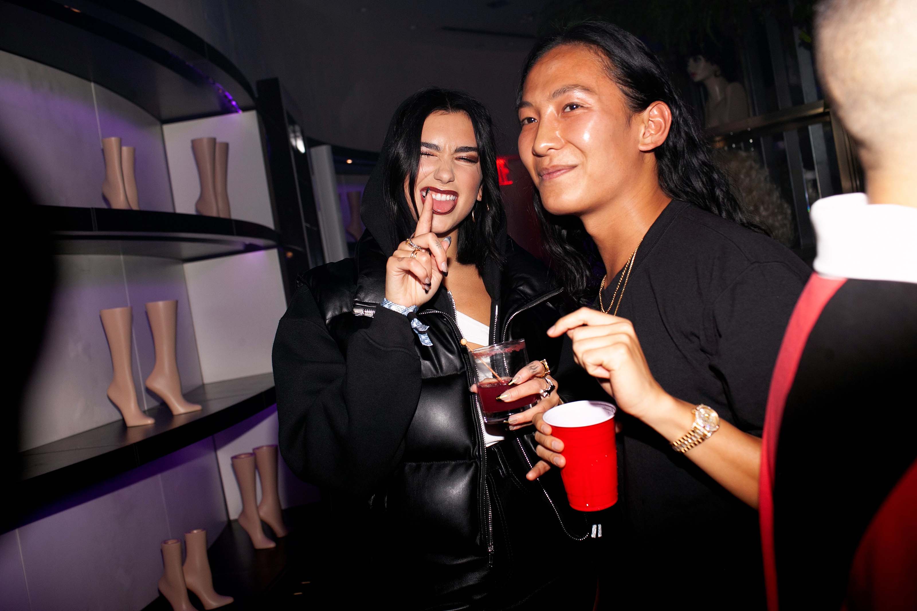 Dua Lipa attends BVLGARI party