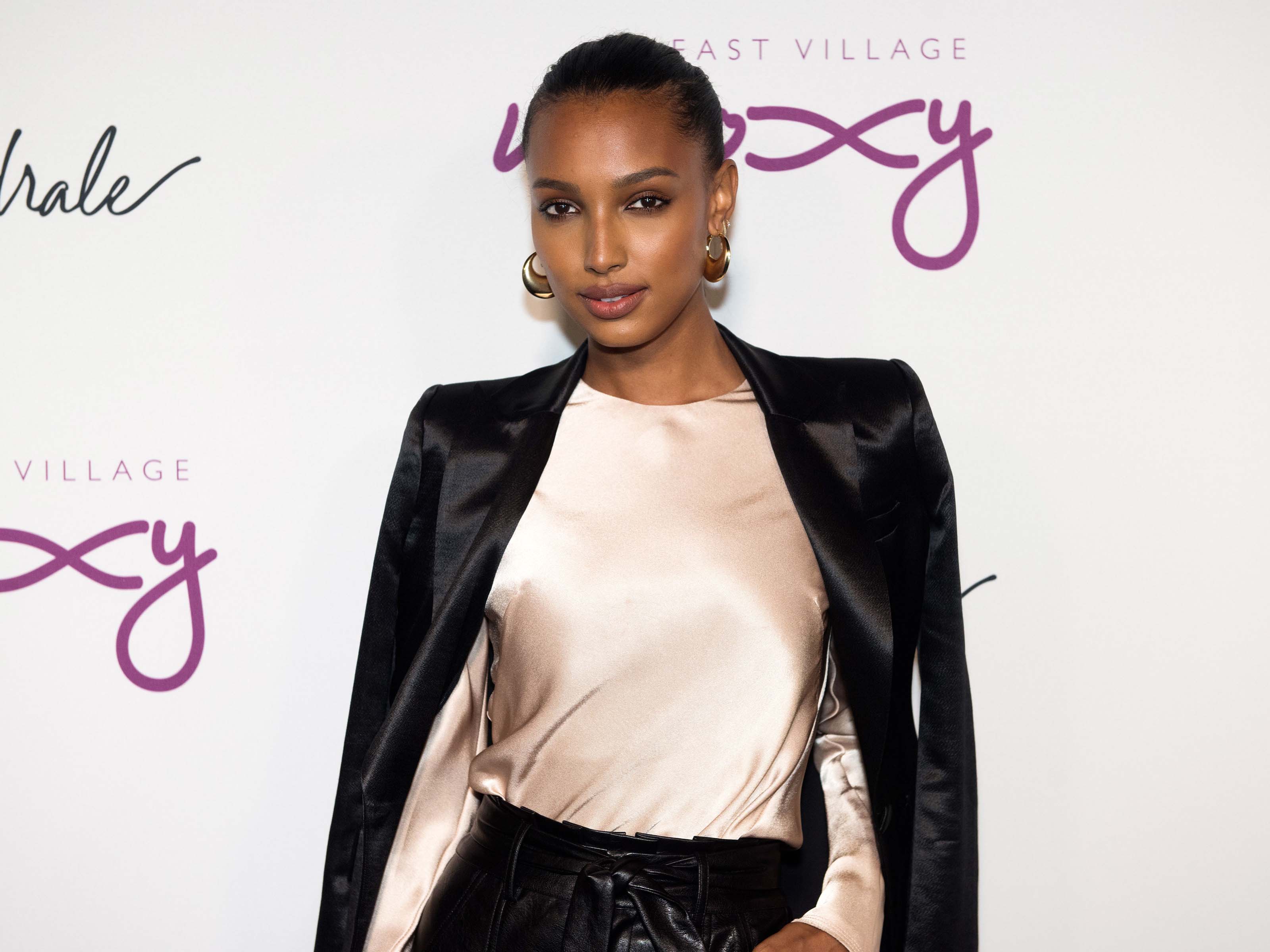 Jasmine Tookes attend Cathedrale restaurant opening