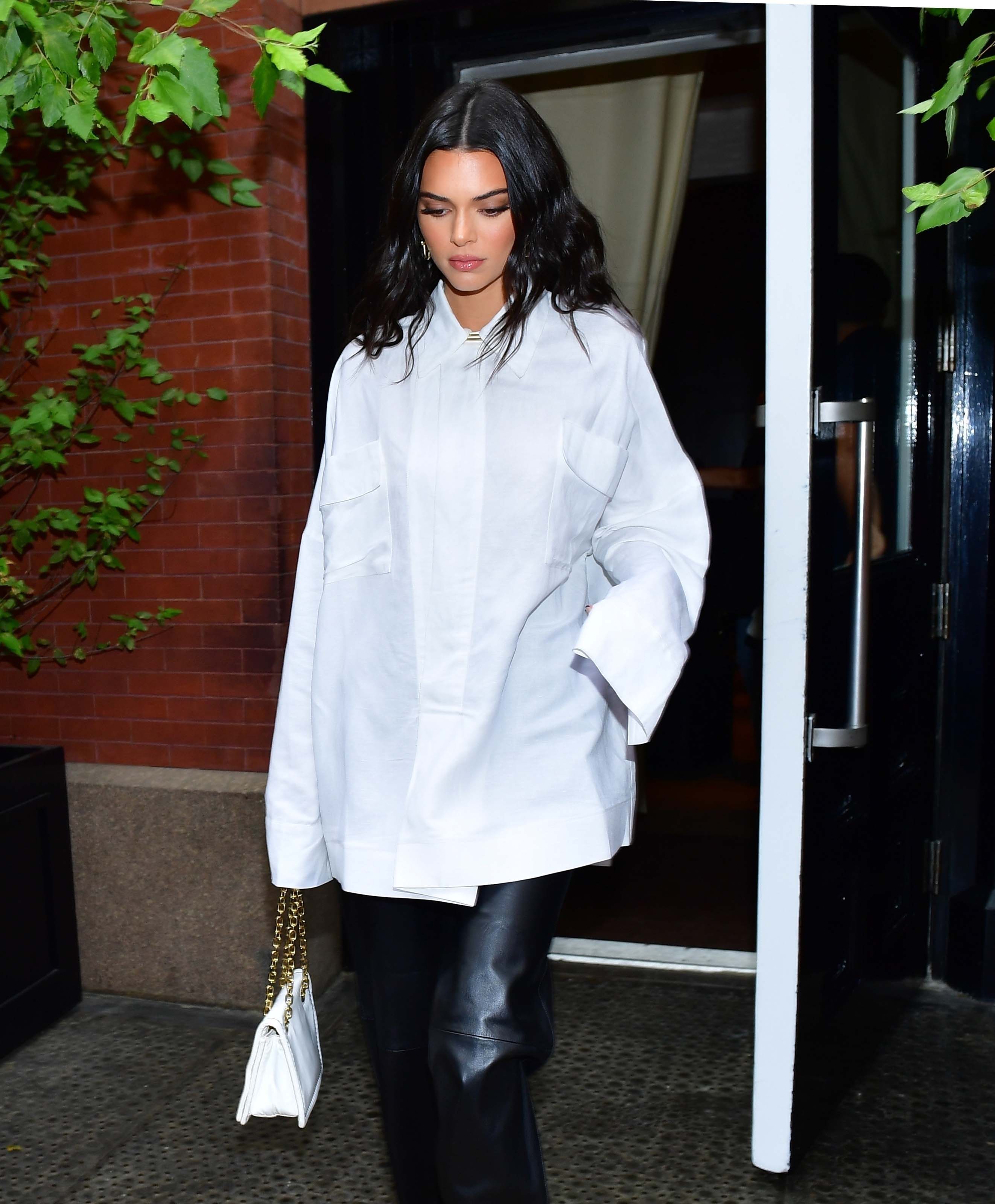 Kendall Jenner outside her hotel in NYC