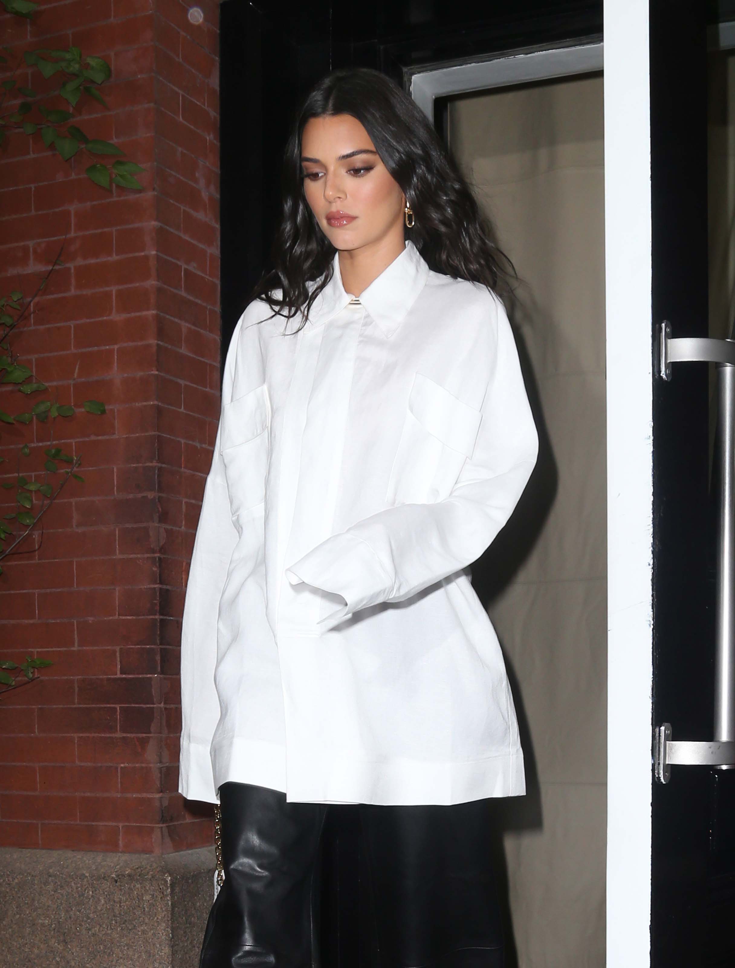 Kendall Jenner outside her hotel in NYC