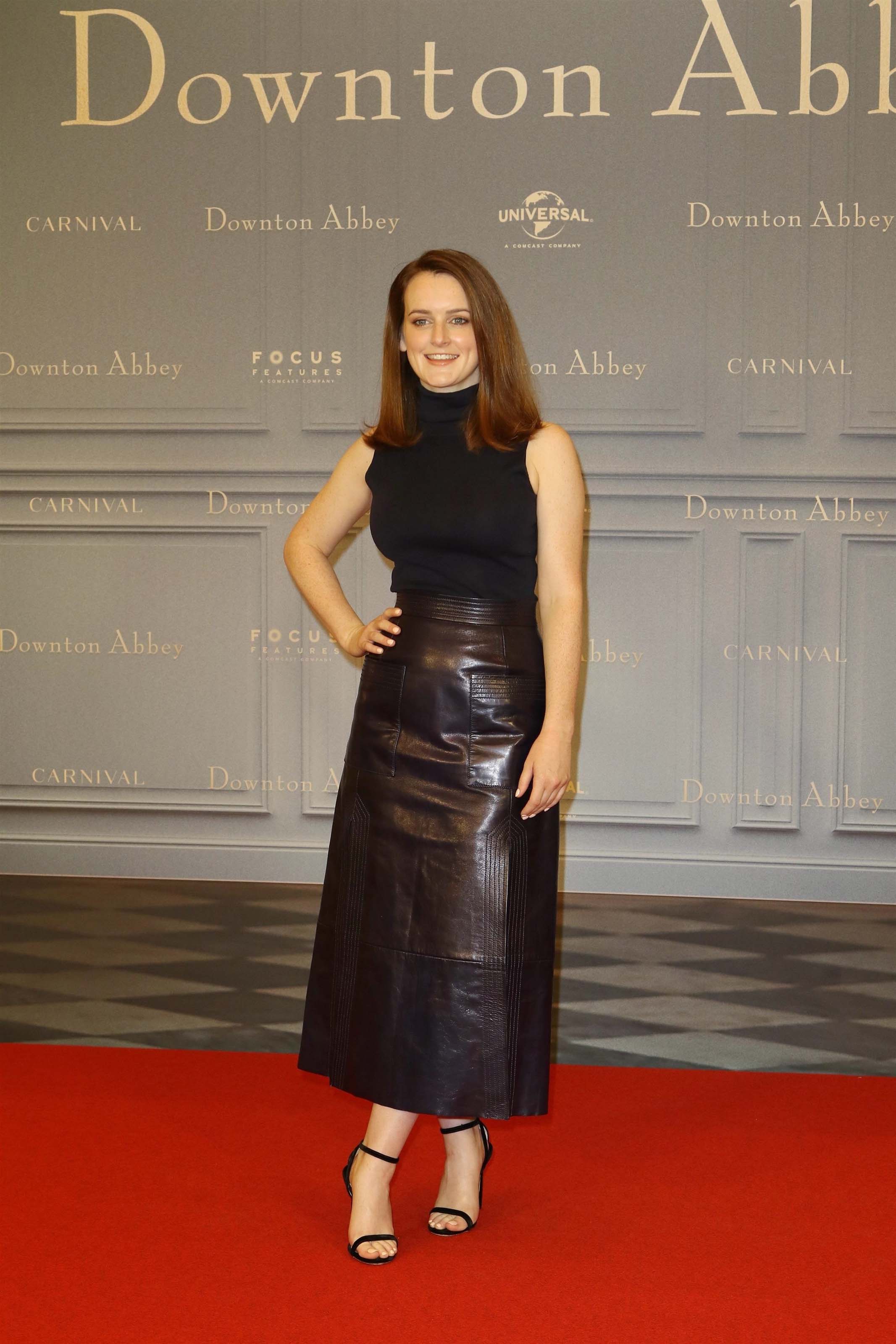 Sophie McShera attends Downton Abbey Photocall