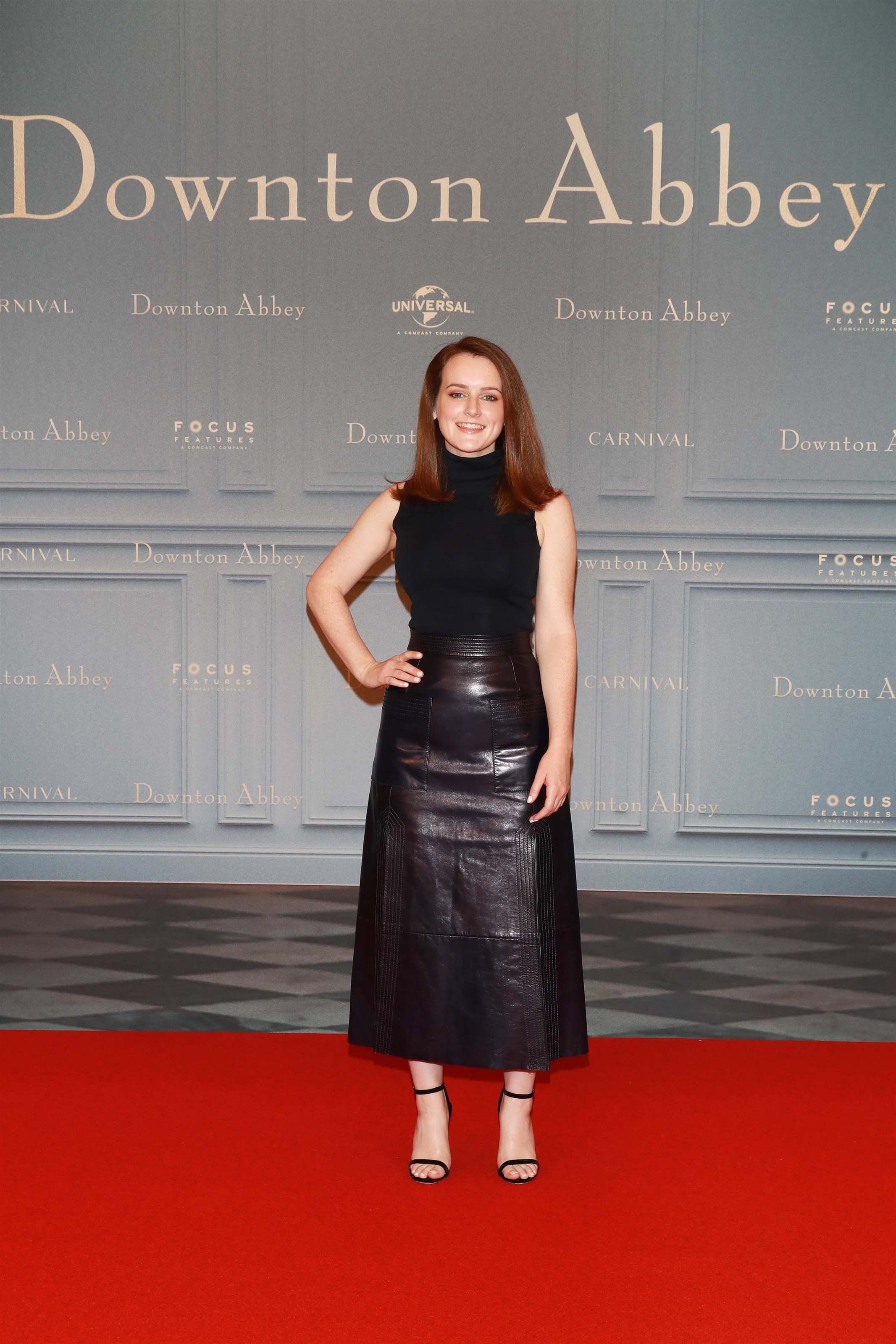 Sophie McShera attends Downton Abbey Photocall