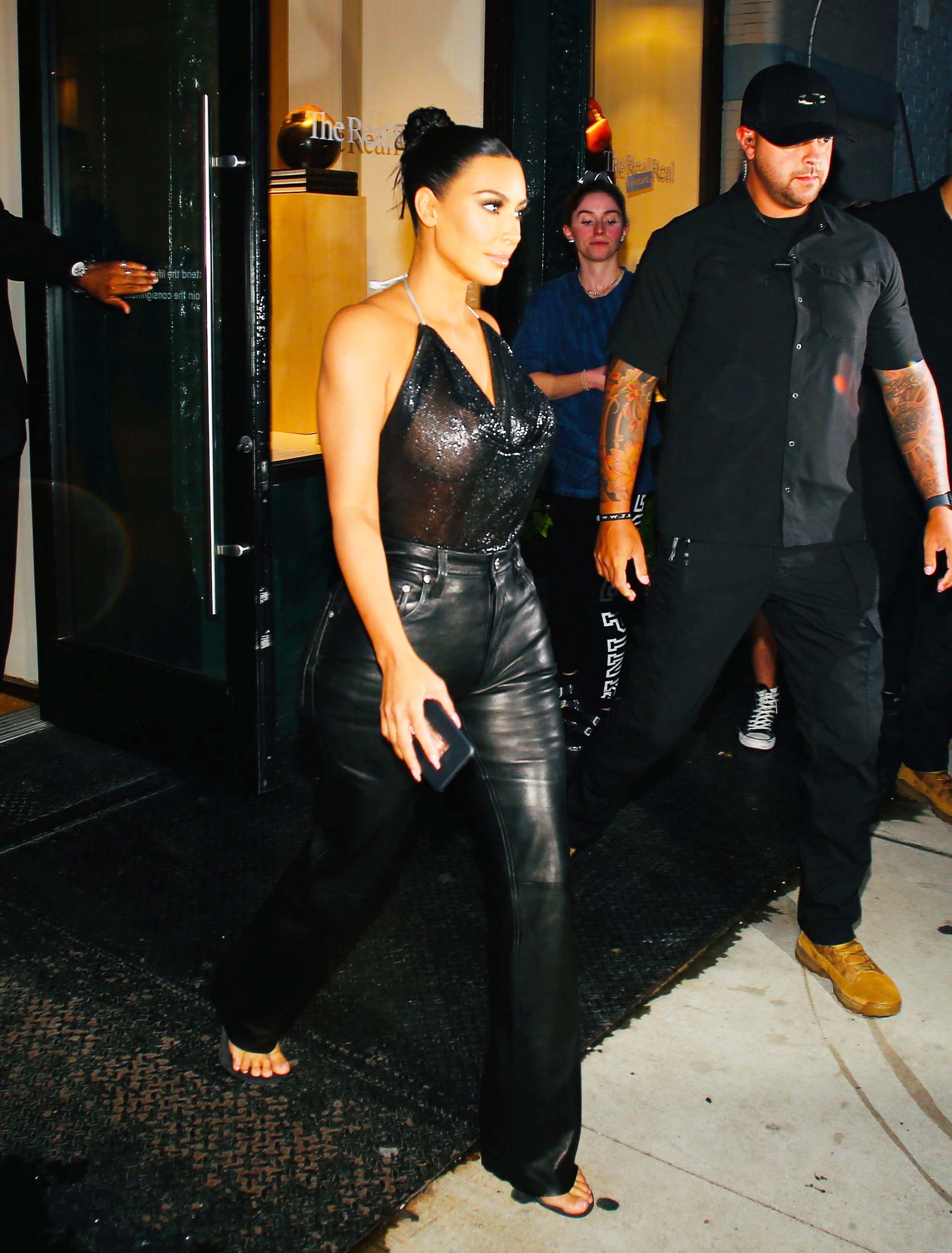 Kim Kardashian heads to the Tonight Show