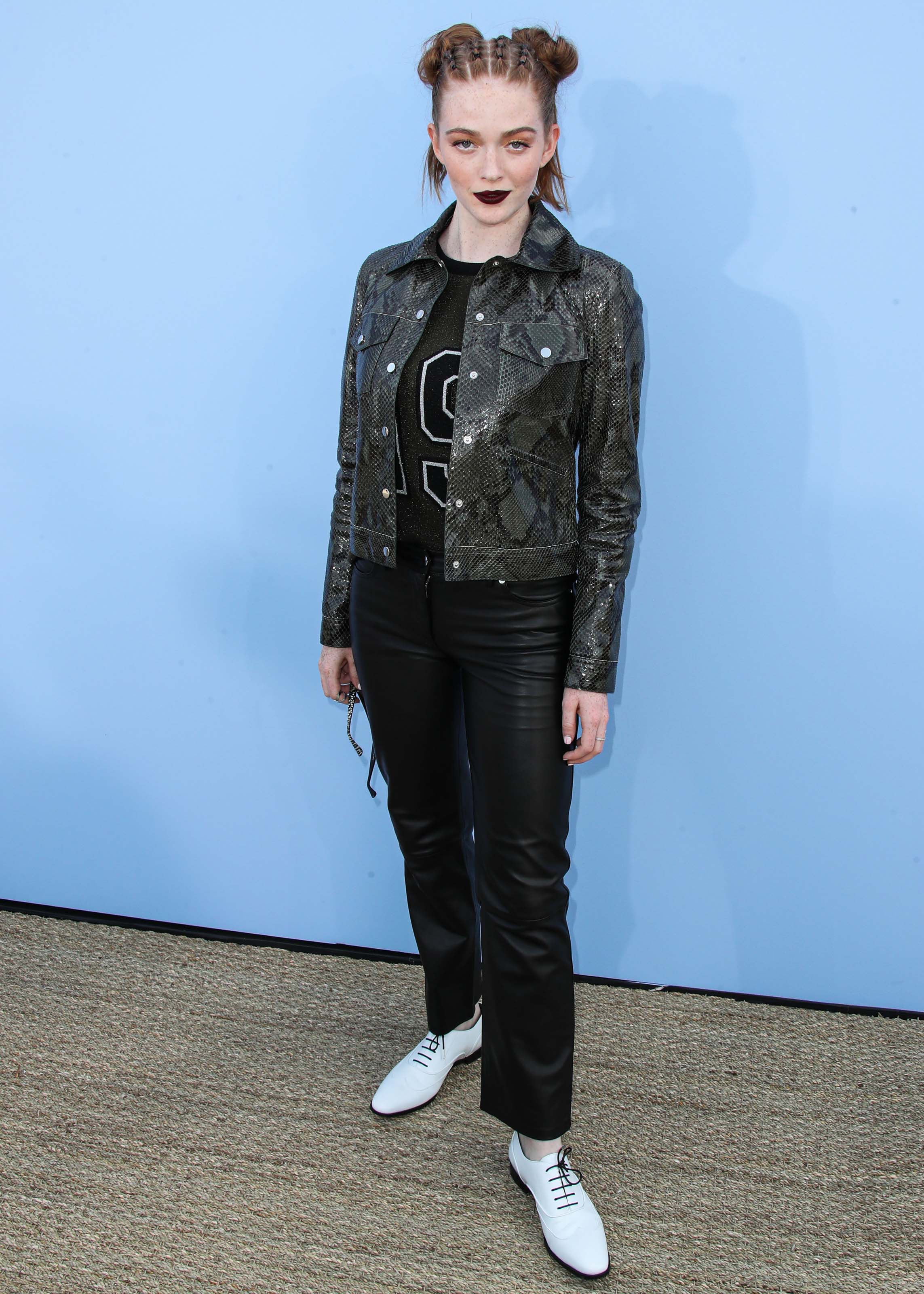 Larsen Thompson attends Michael Kors show