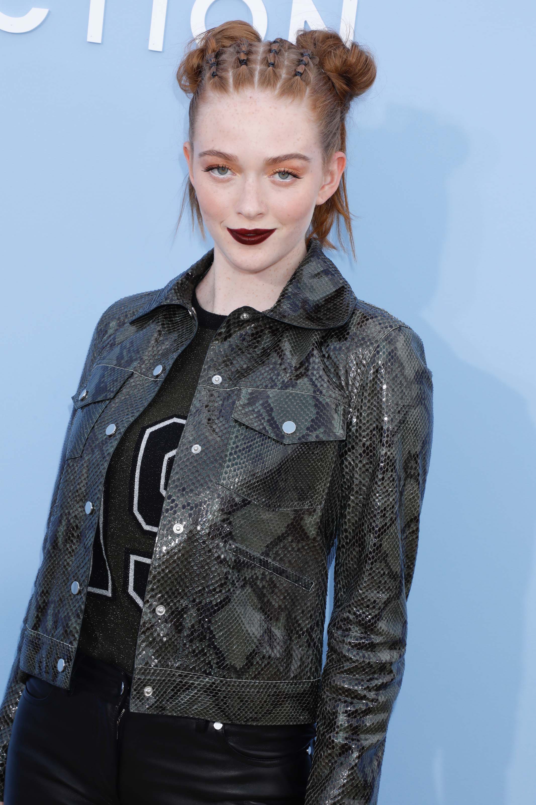 Larsen Thompson attends Michael Kors show