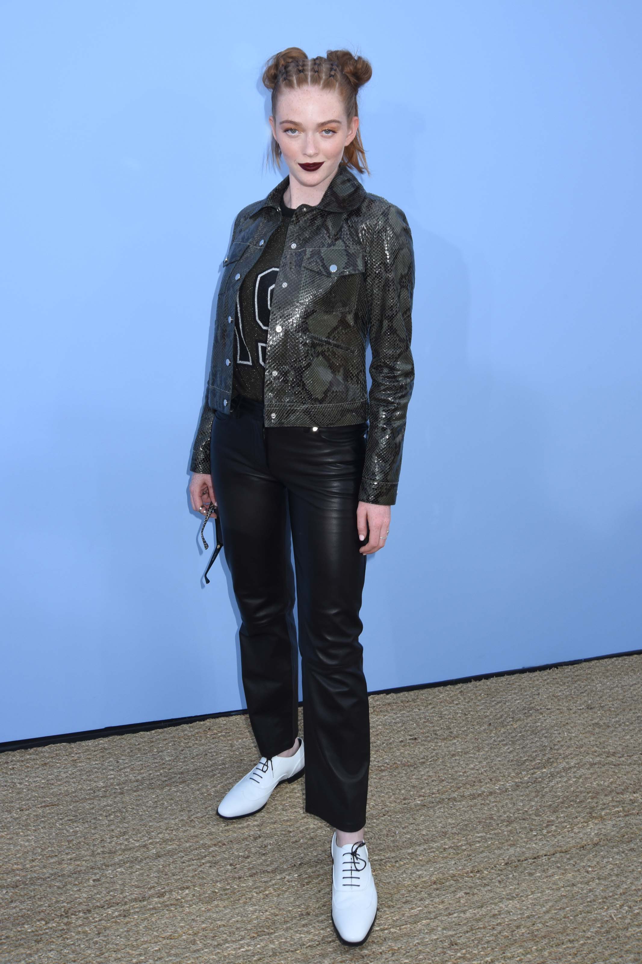 Larsen Thompson attends Michael Kors show