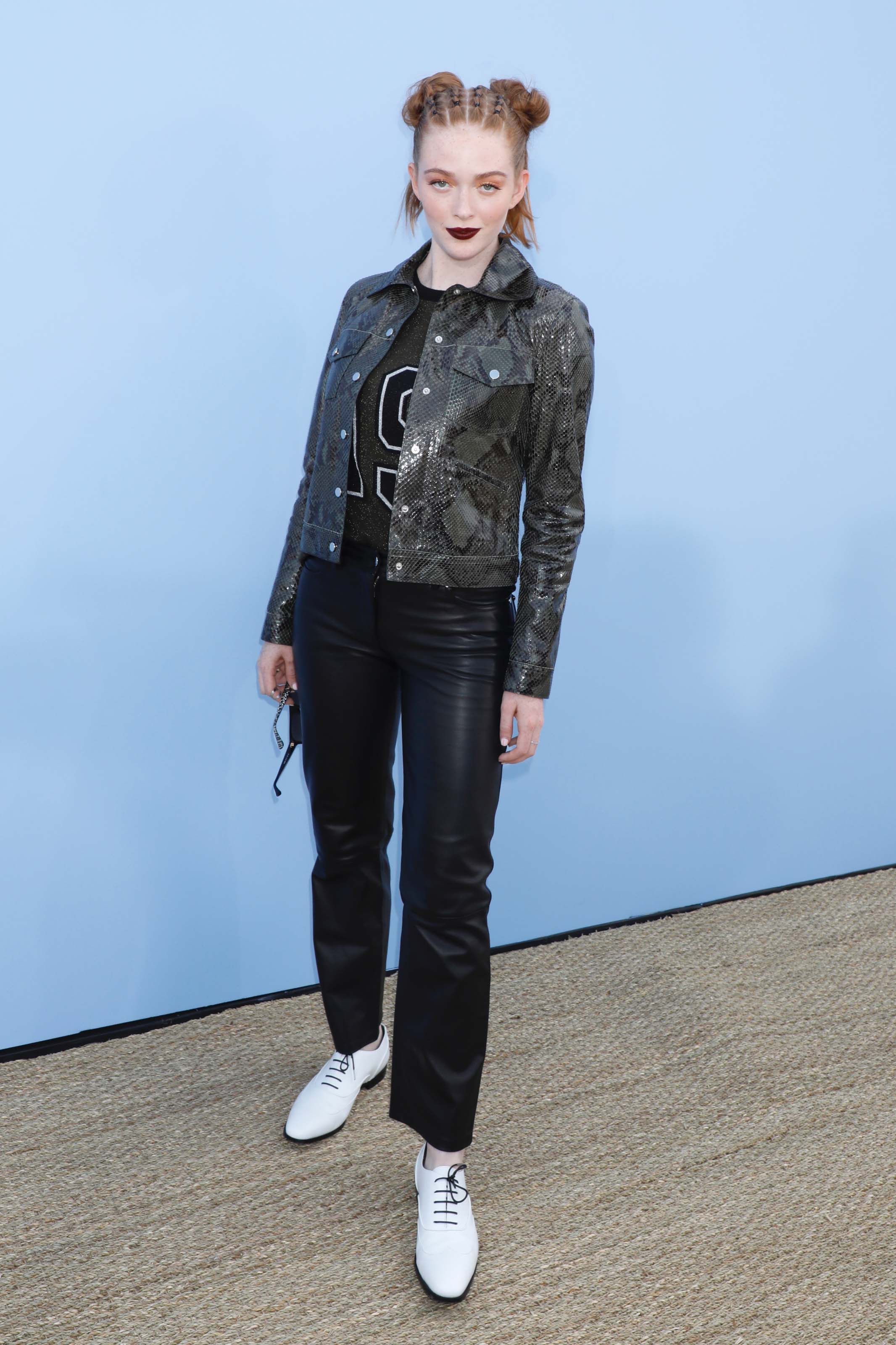 Larsen Thompson attends Michael Kors show