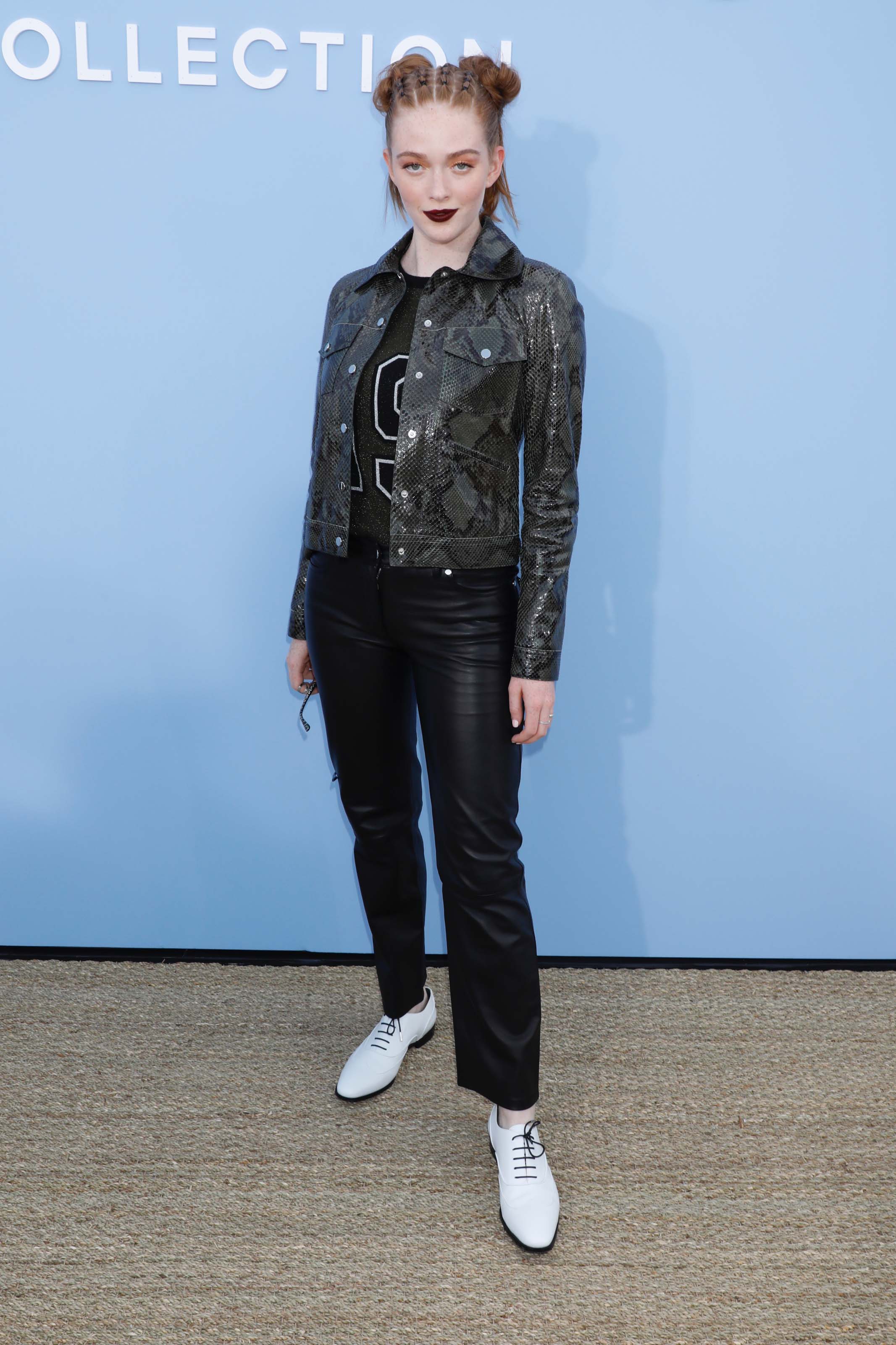 Larsen Thompson attends Michael Kors show