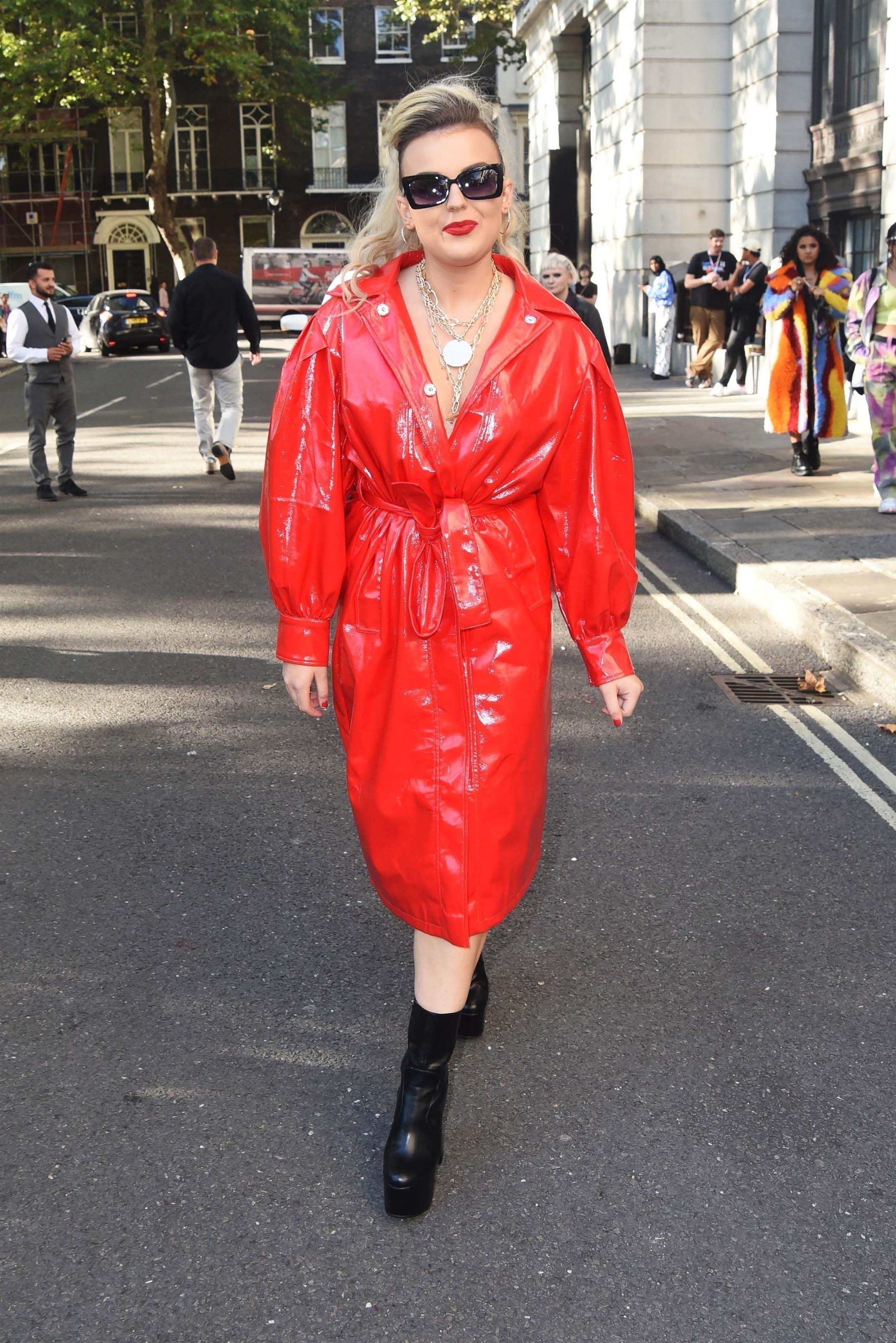 Tallia Storm seen out during London Fashion Week