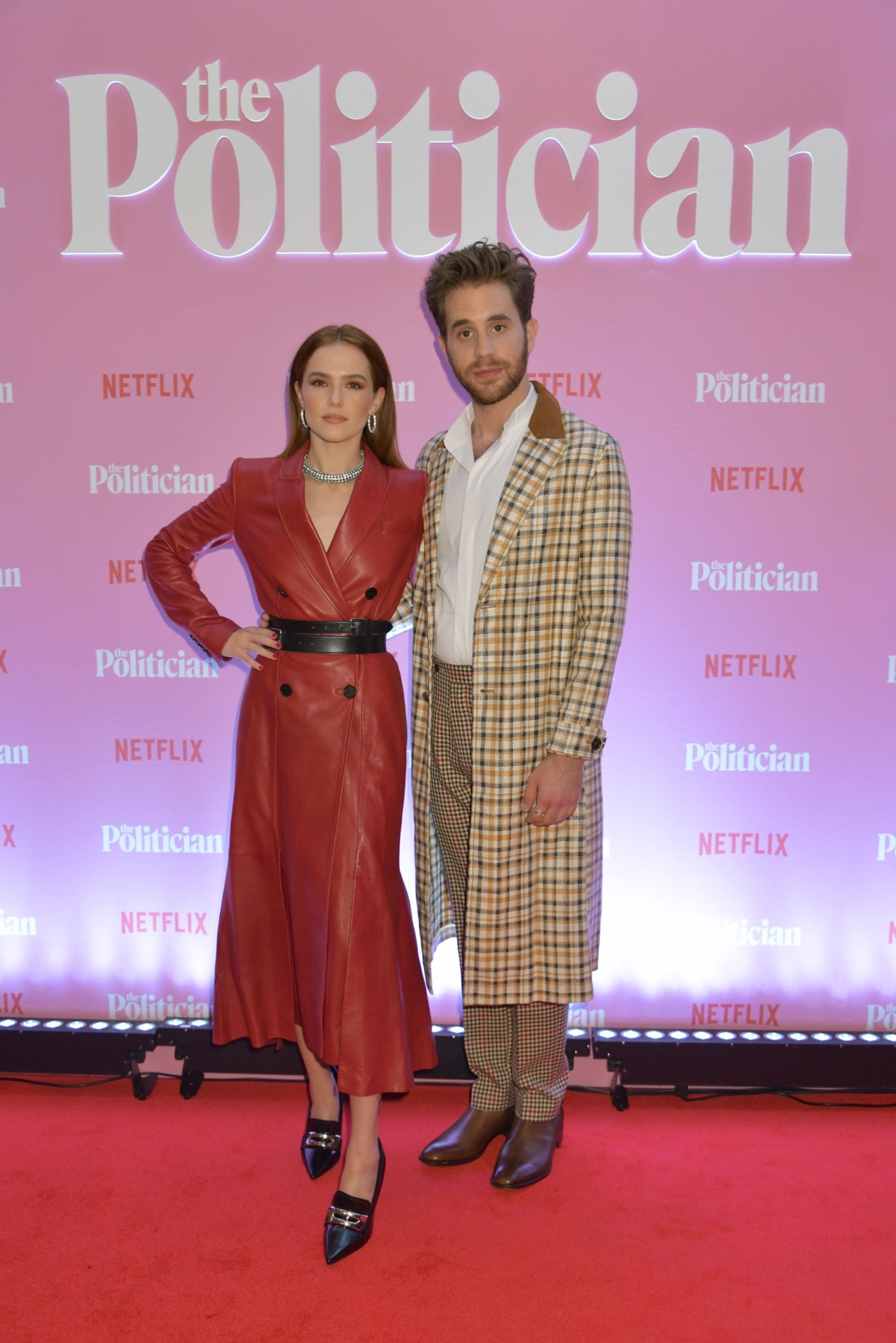 Zoey Deutch attends a Netflix special screening of “The Politician”