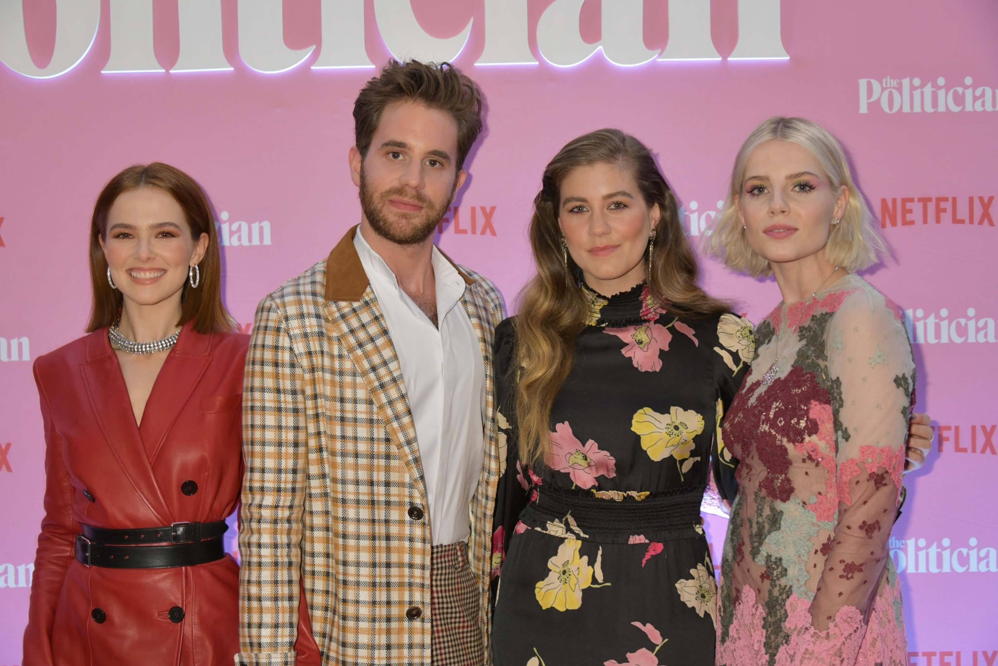 Zoey Deutch attends a Netflix special screening of “The Politician”