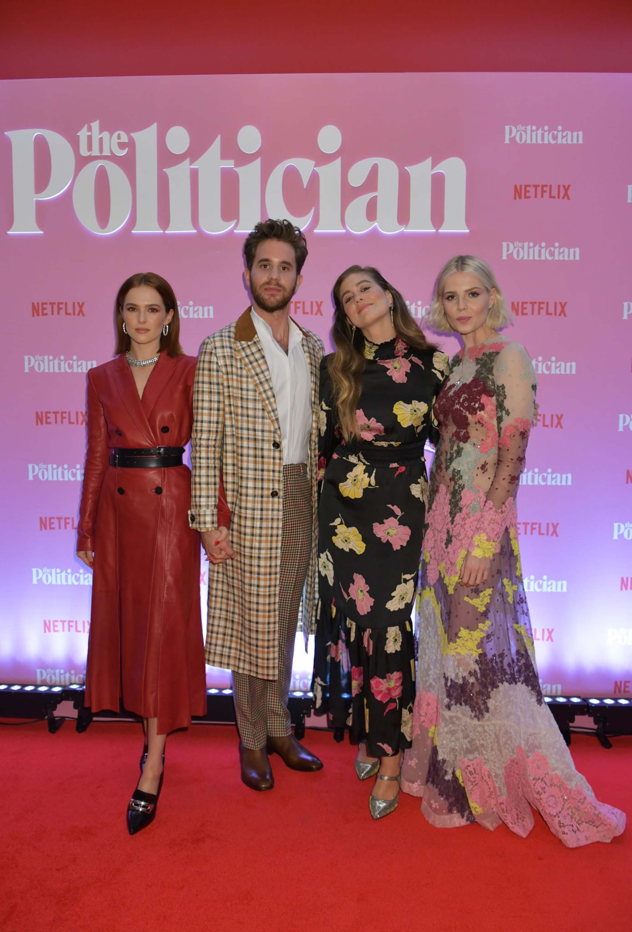 Zoey Deutch attends a Netflix special screening of “The Politician”