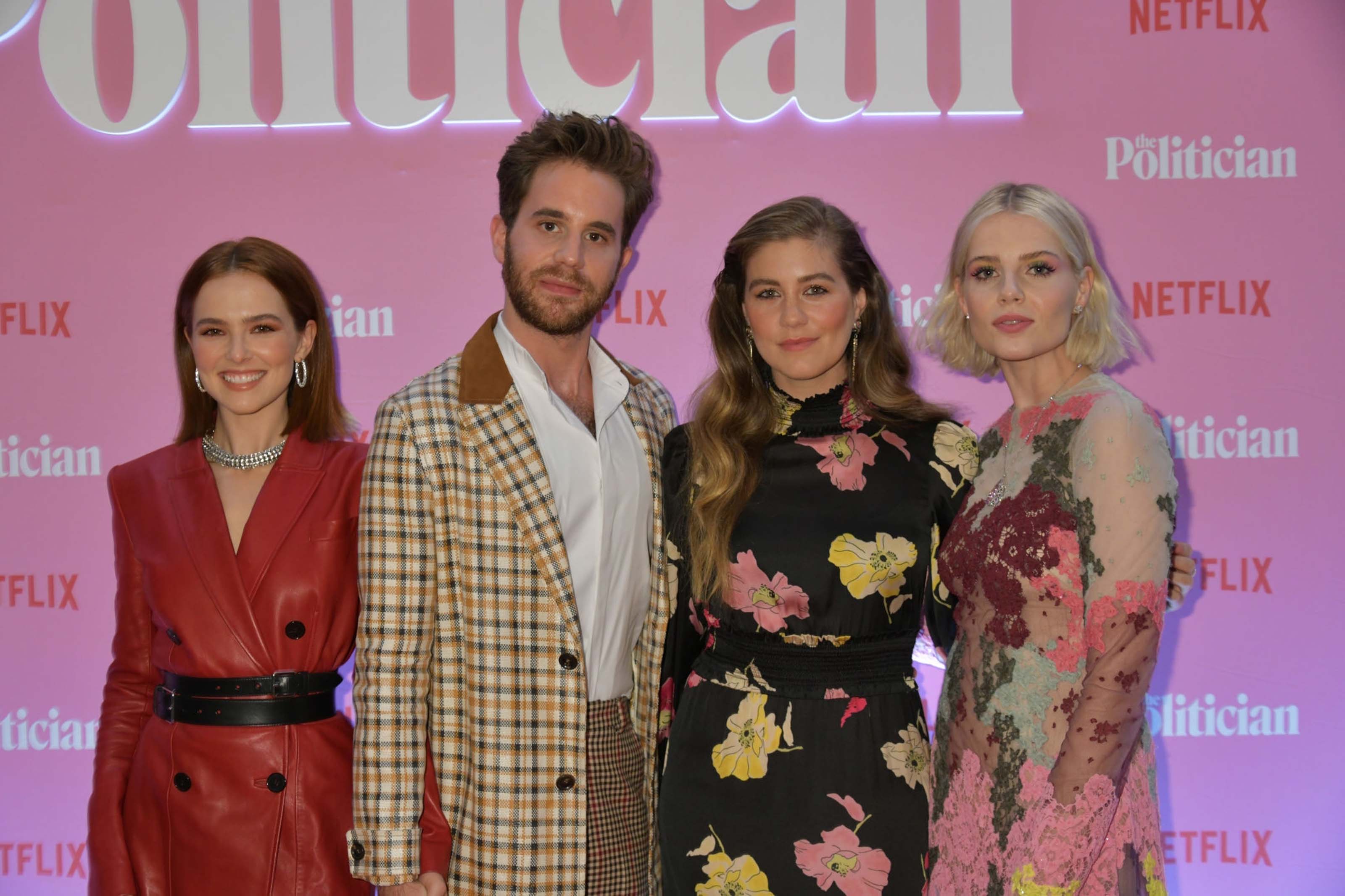 Zoey Deutch attends a Netflix special screening of “The Politician”