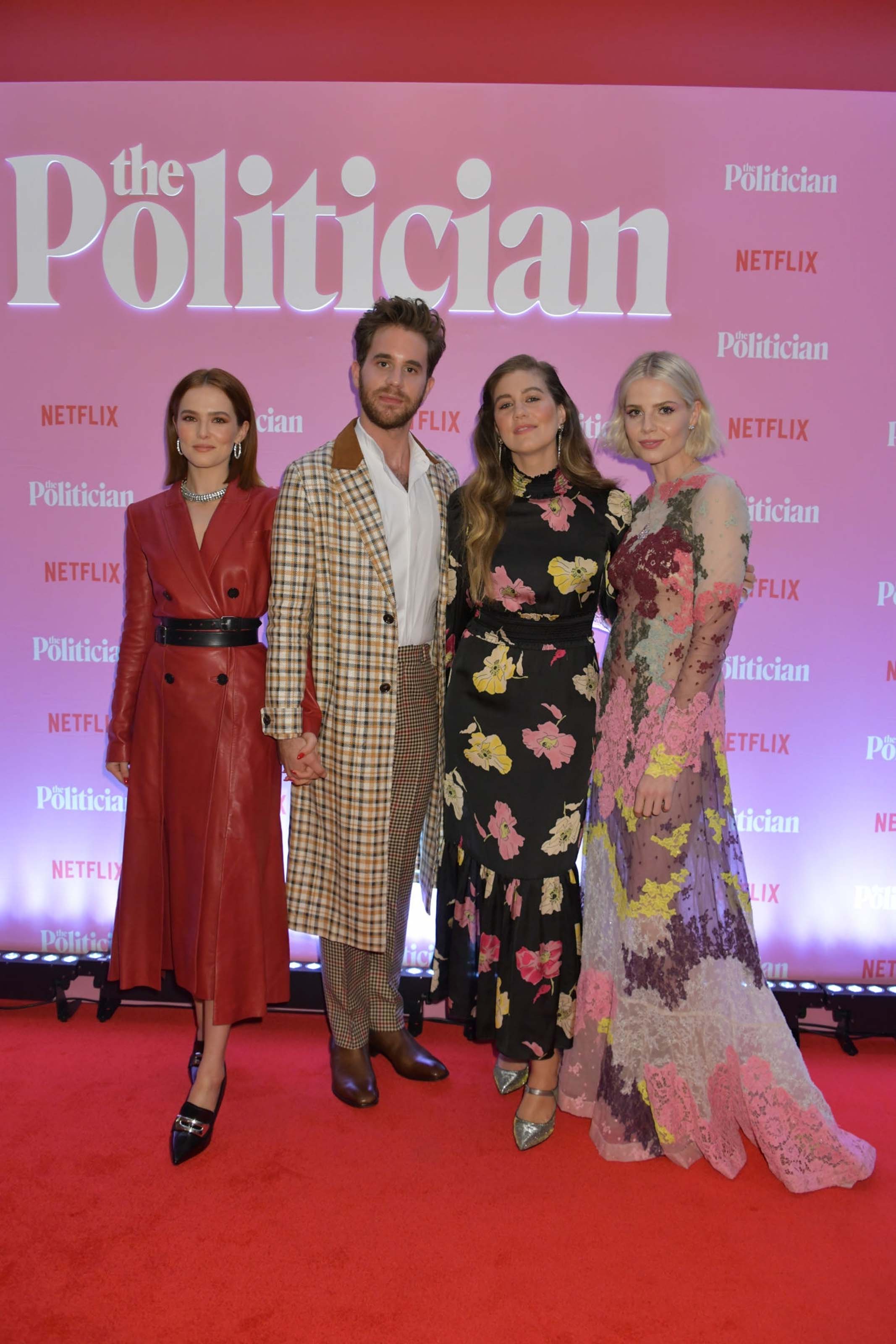 Zoey Deutch attends a Netflix special screening of “The Politician”