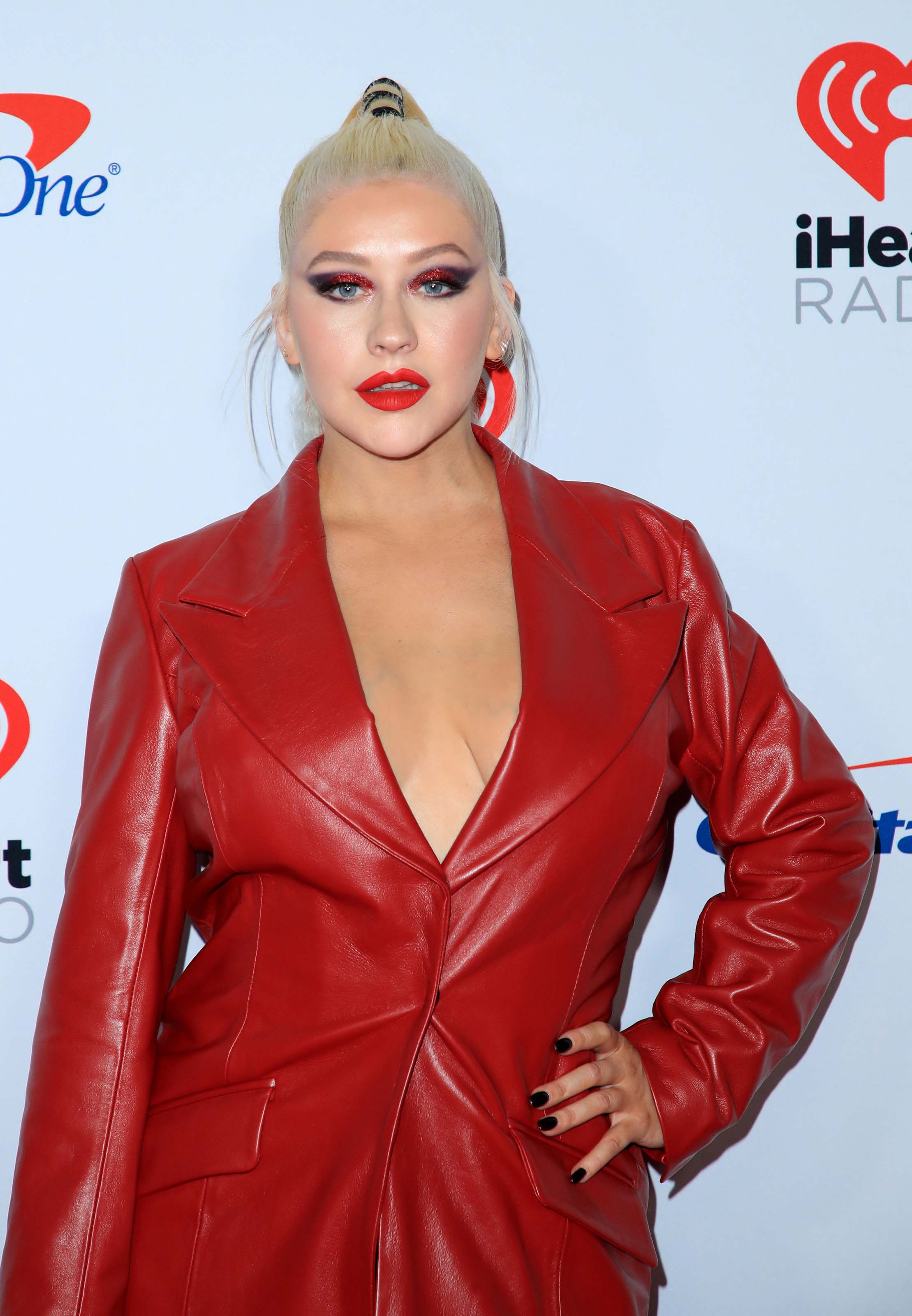 Christina Aguilera attends iHeartRadio Music Festival Las Vegas