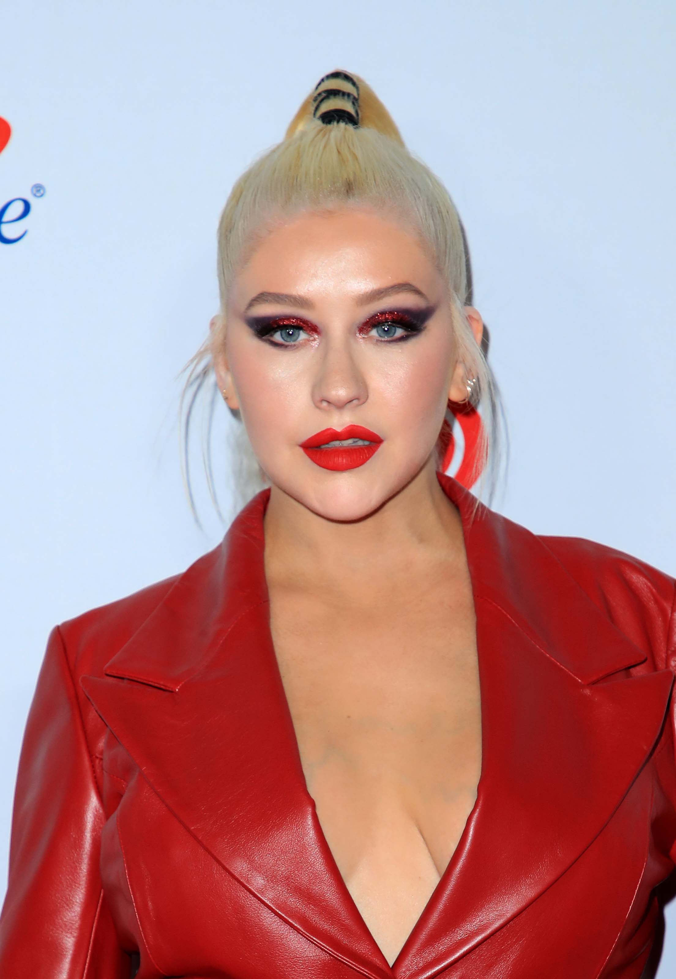 Christina Aguilera attends iHeartRadio Music Festival Las Vegas