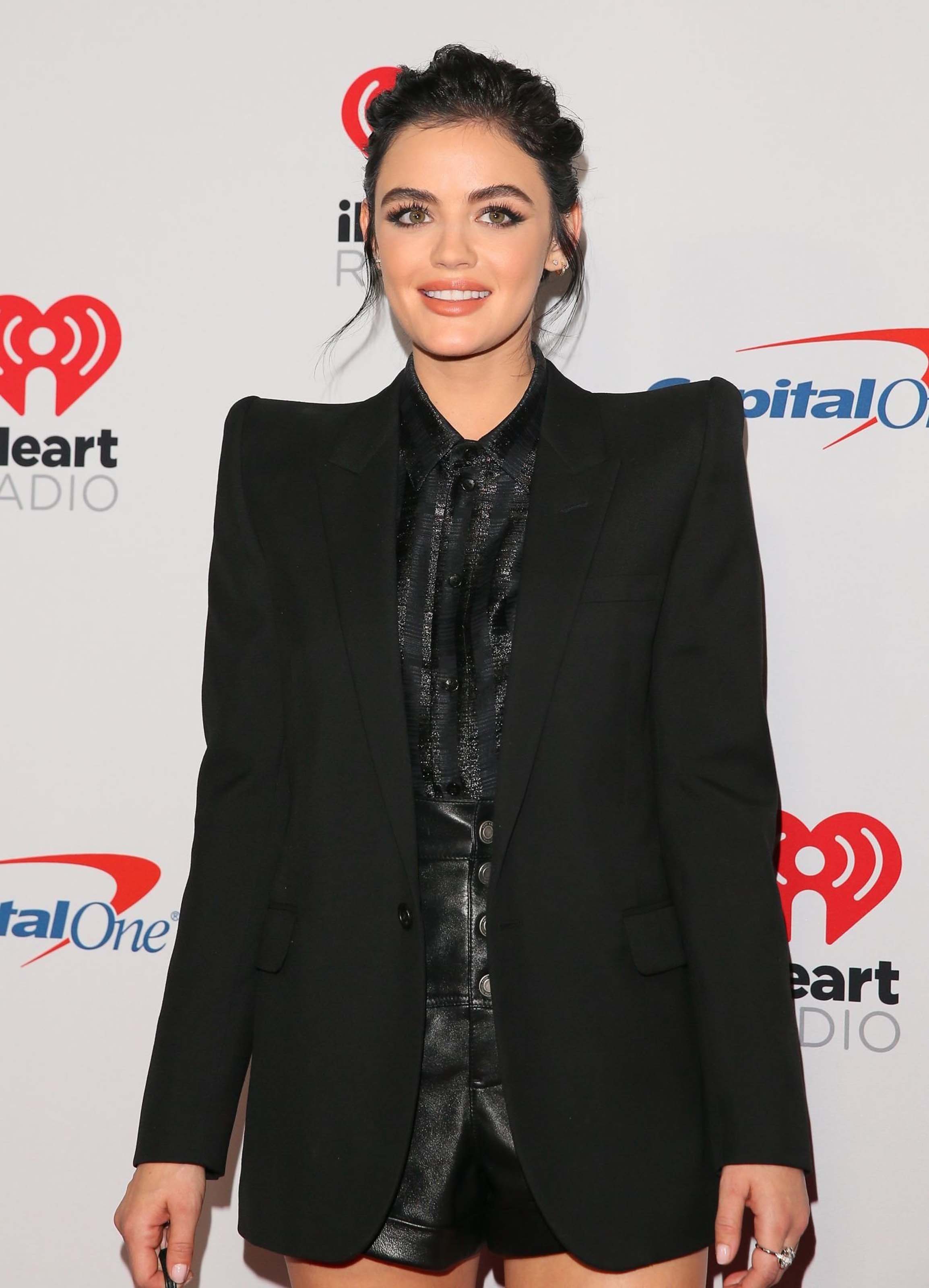 Lucy Hale attends iHeartRadio Music Festival