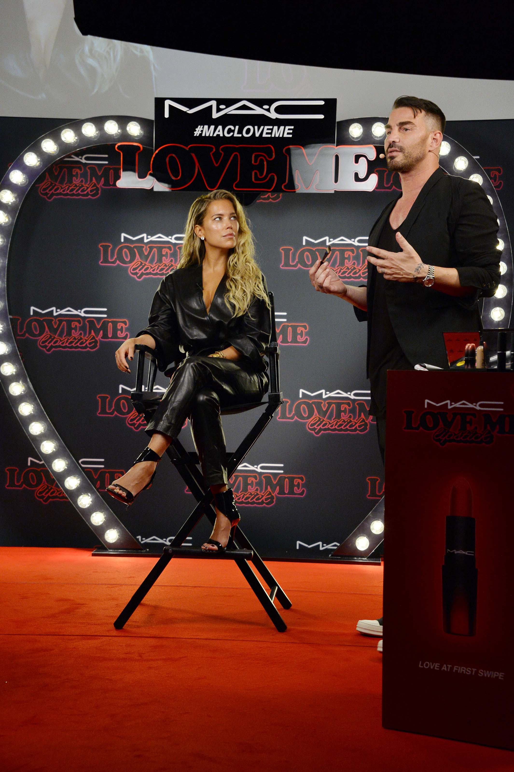 Sylvie Meis attends MAC Cosmetic Kunden Event