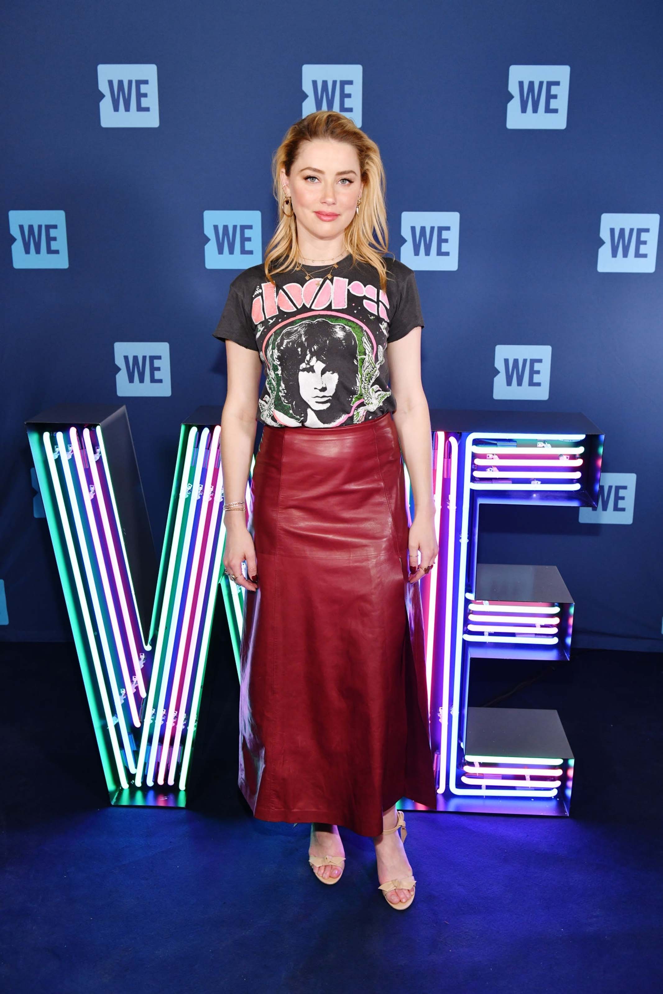 Amber Heard at WE Day New York