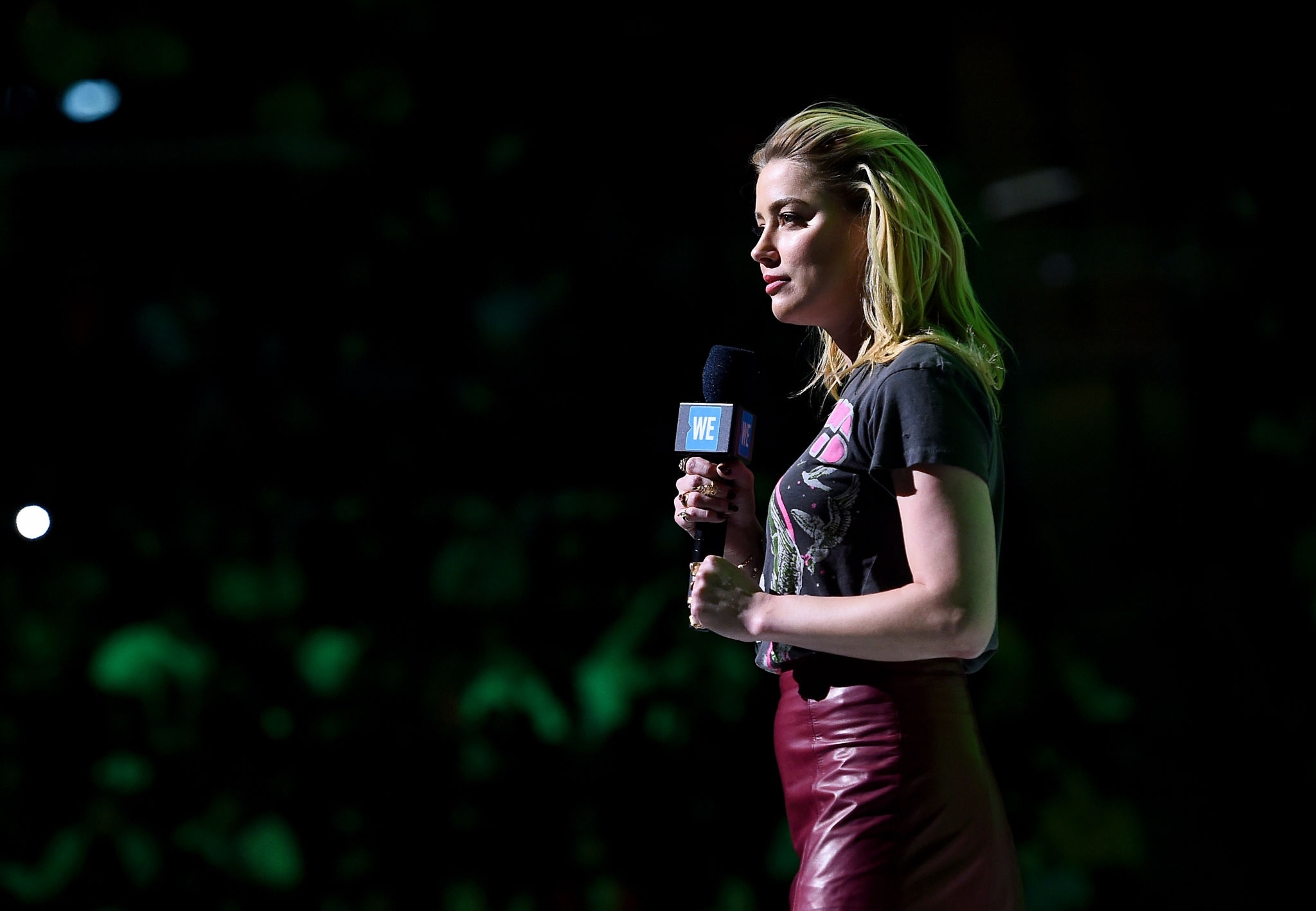 Amber Heard at WE Day New York