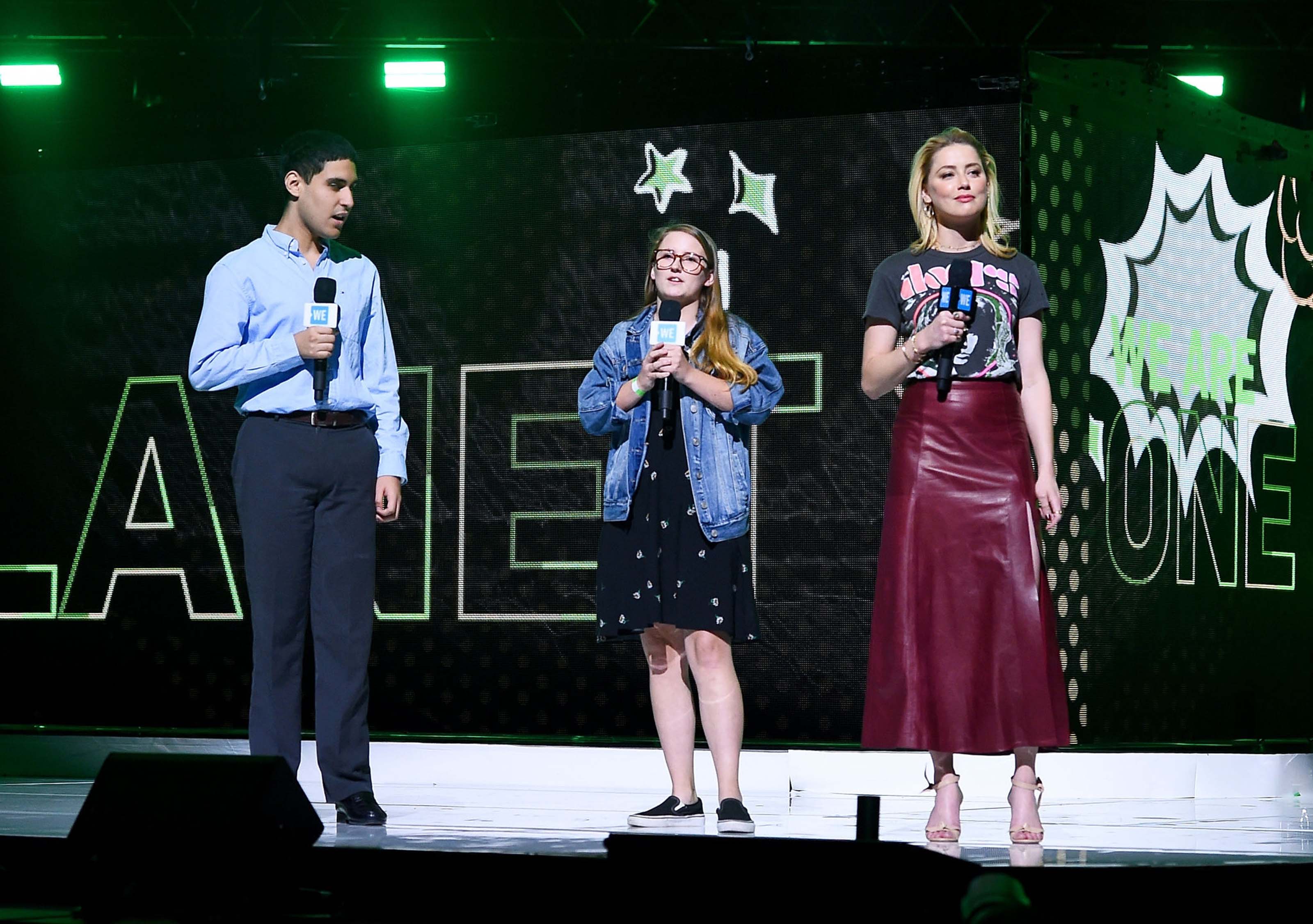 Amber Heard at WE Day New York