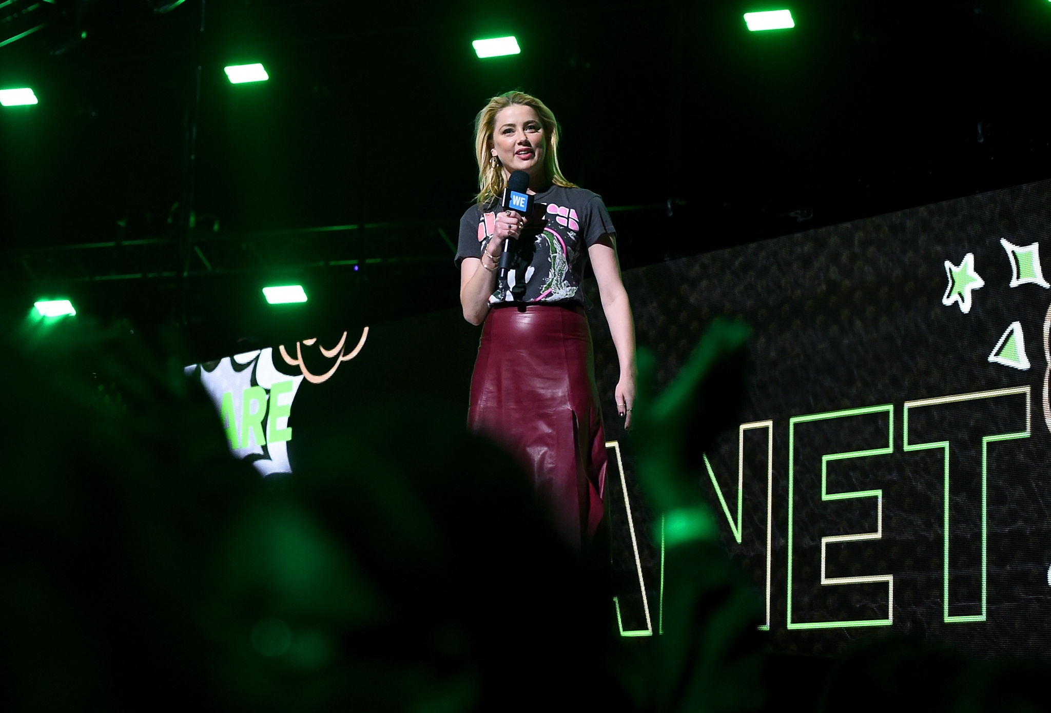 Amber Heard at WE Day New York