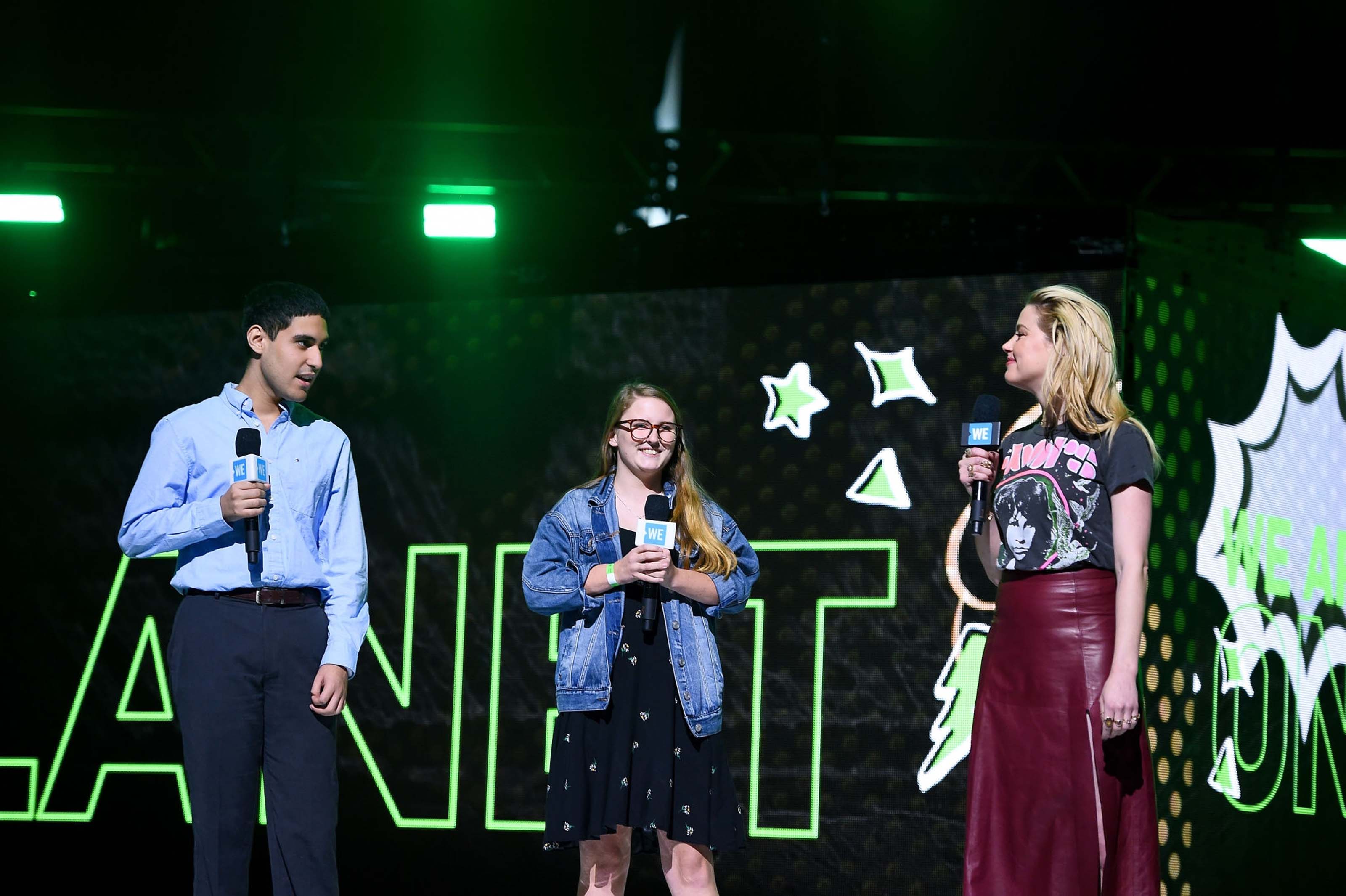 Amber Heard at WE Day New York