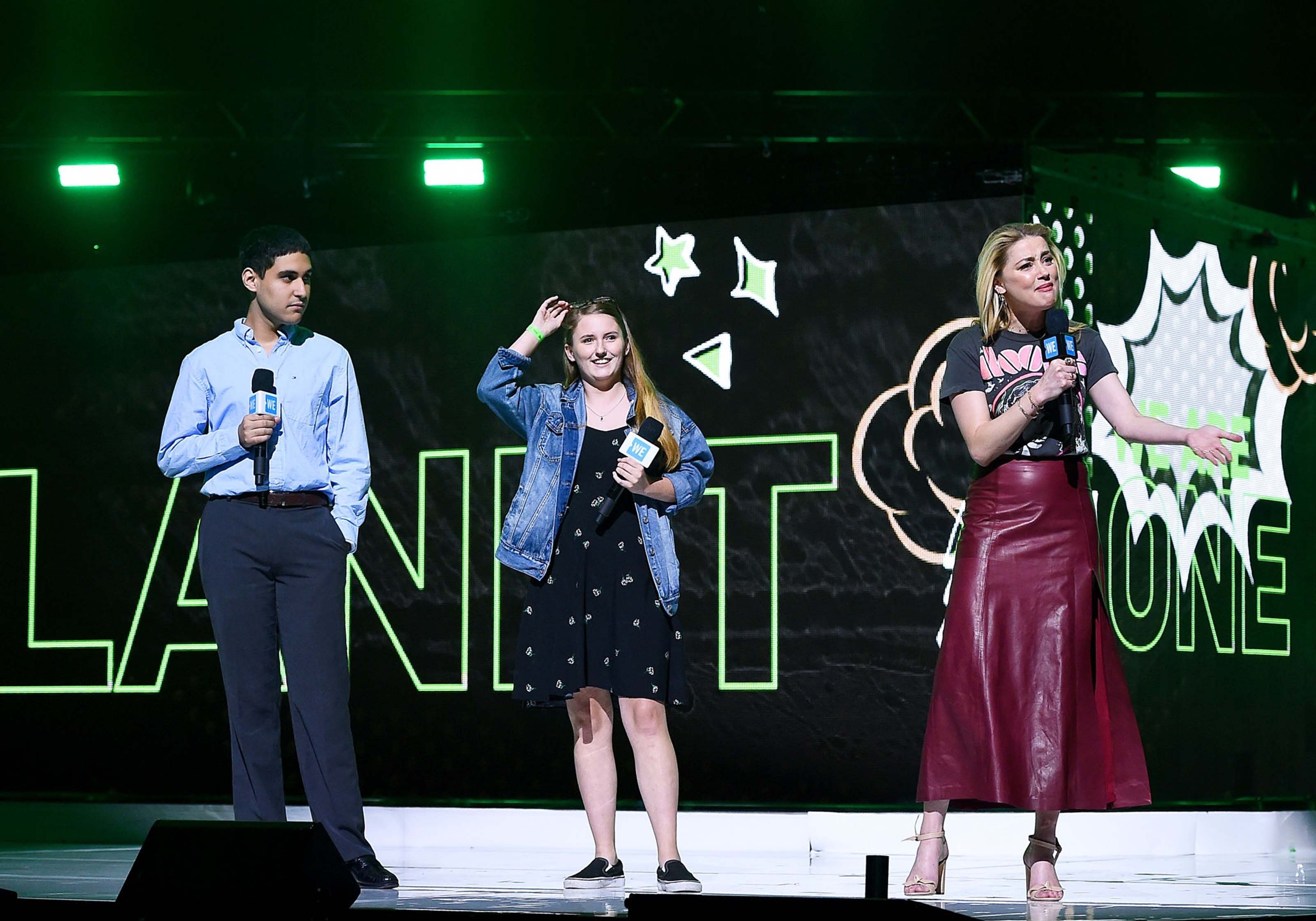 Amber Heard at WE Day New York