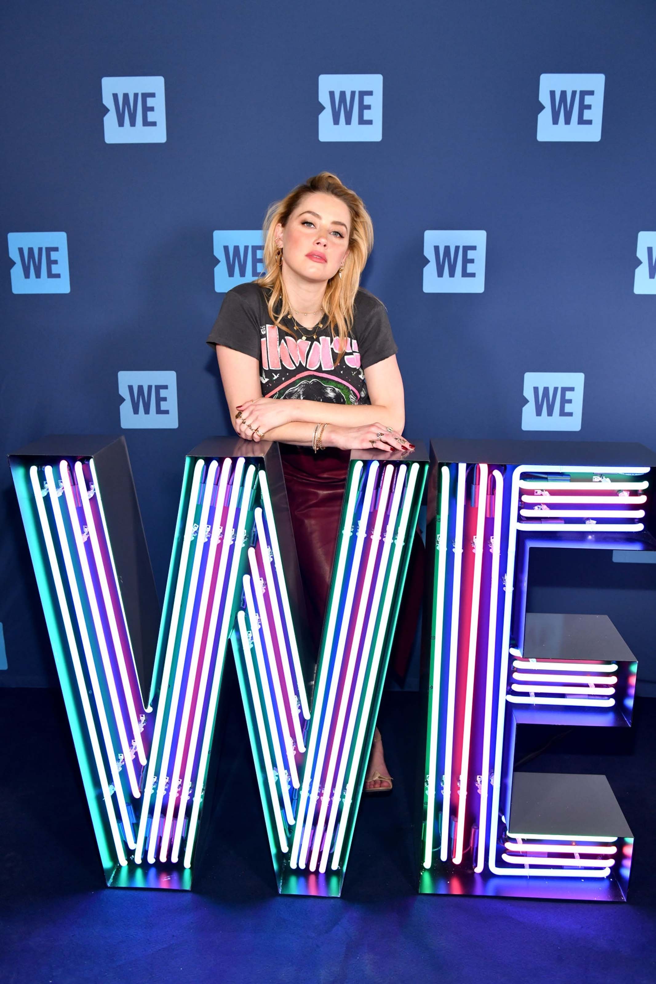 Amber Heard at WE Day New York