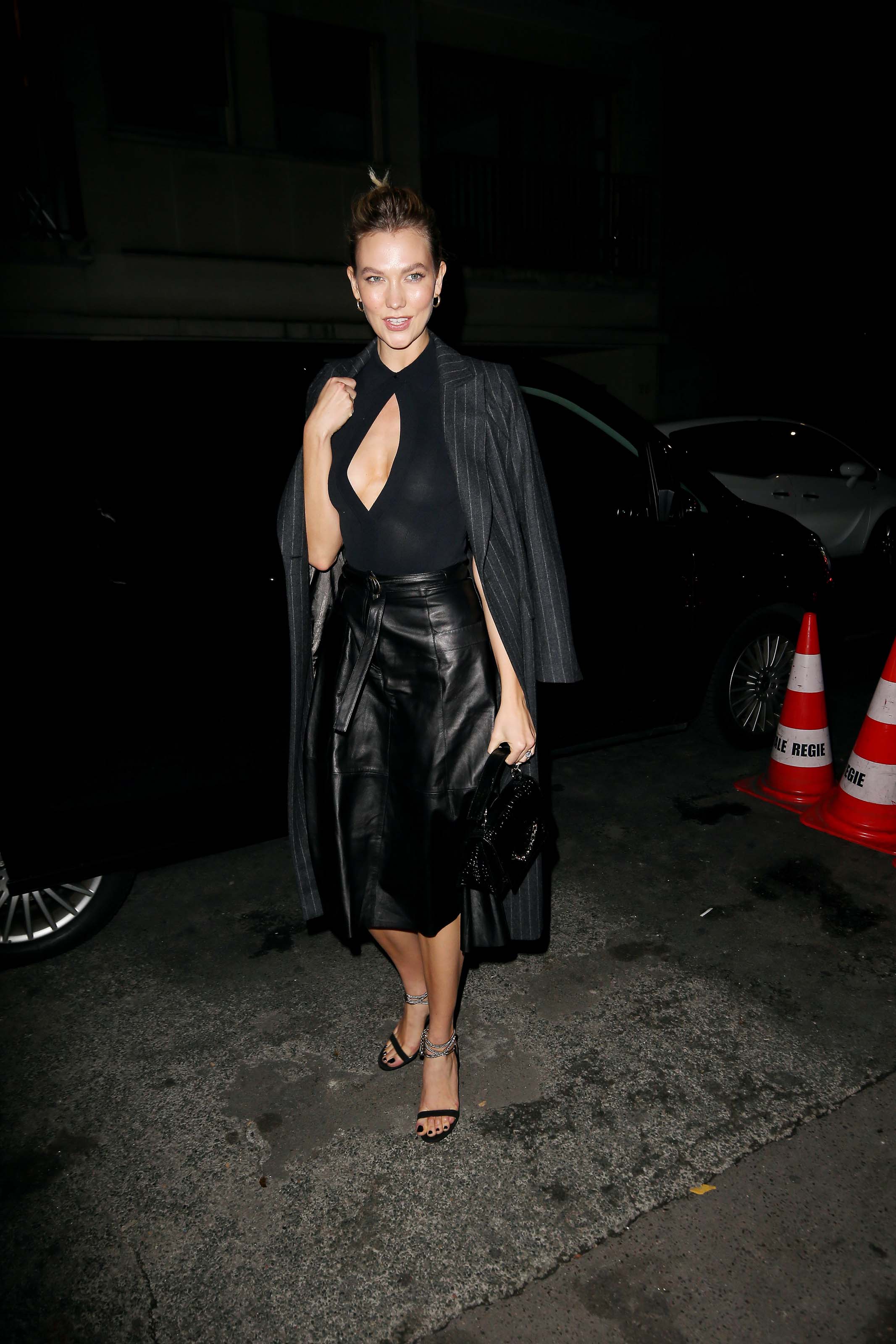 Karlie Kloss at Karl Lagerfeld Tribute