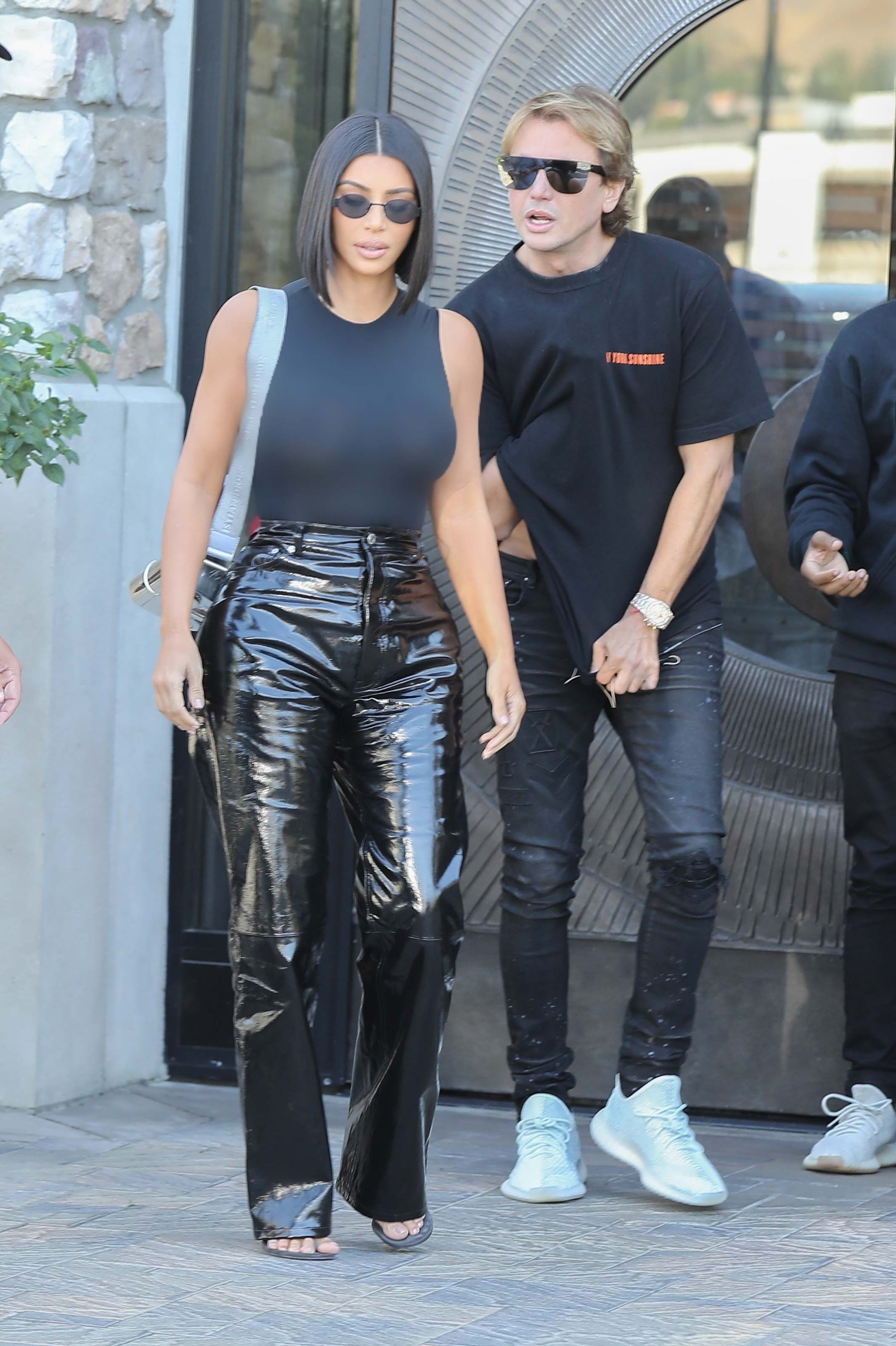 Kim Kardashian grabbing breakfast in Calabasas