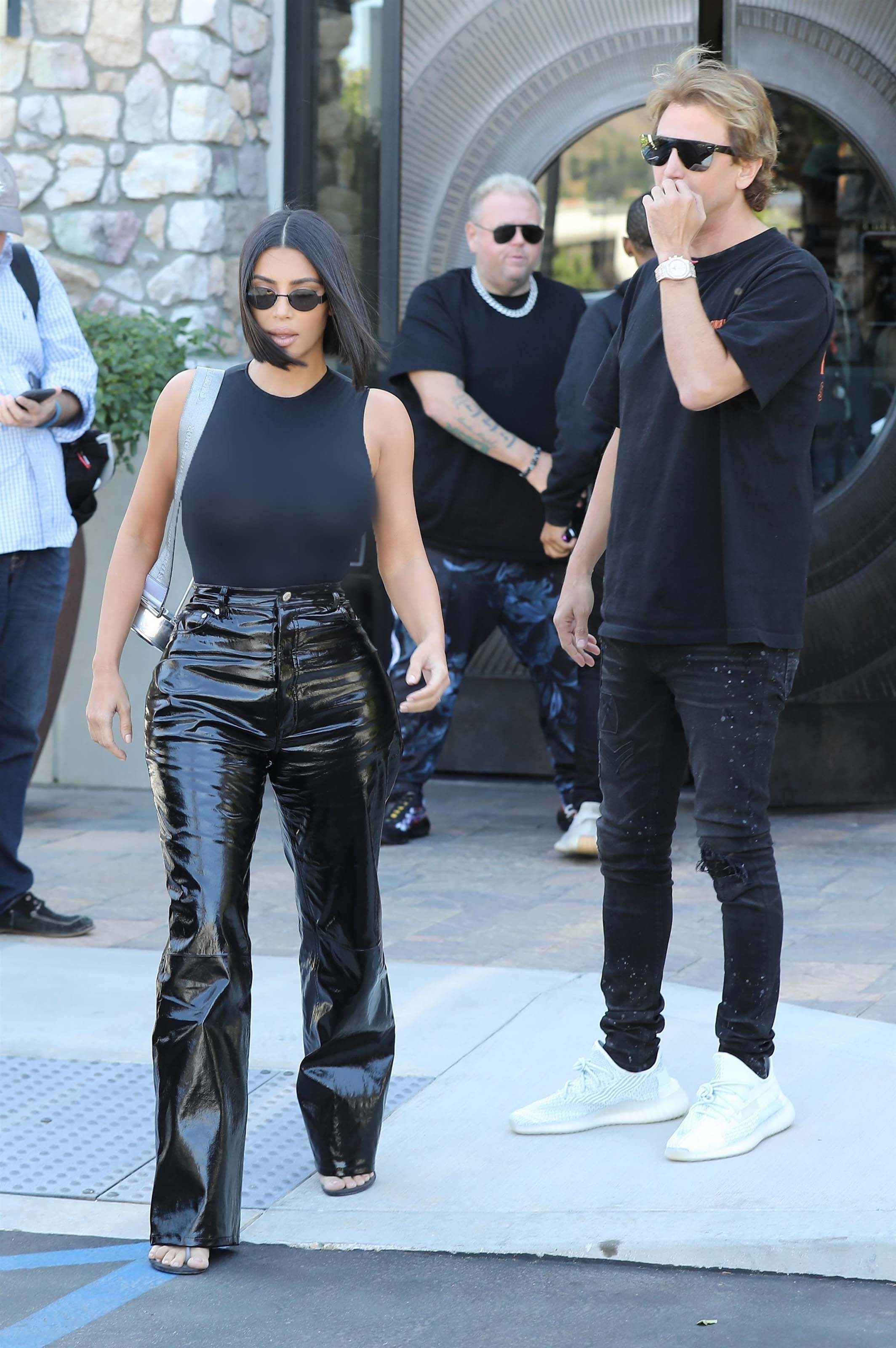 Kim Kardashian grabbing breakfast in Calabasas