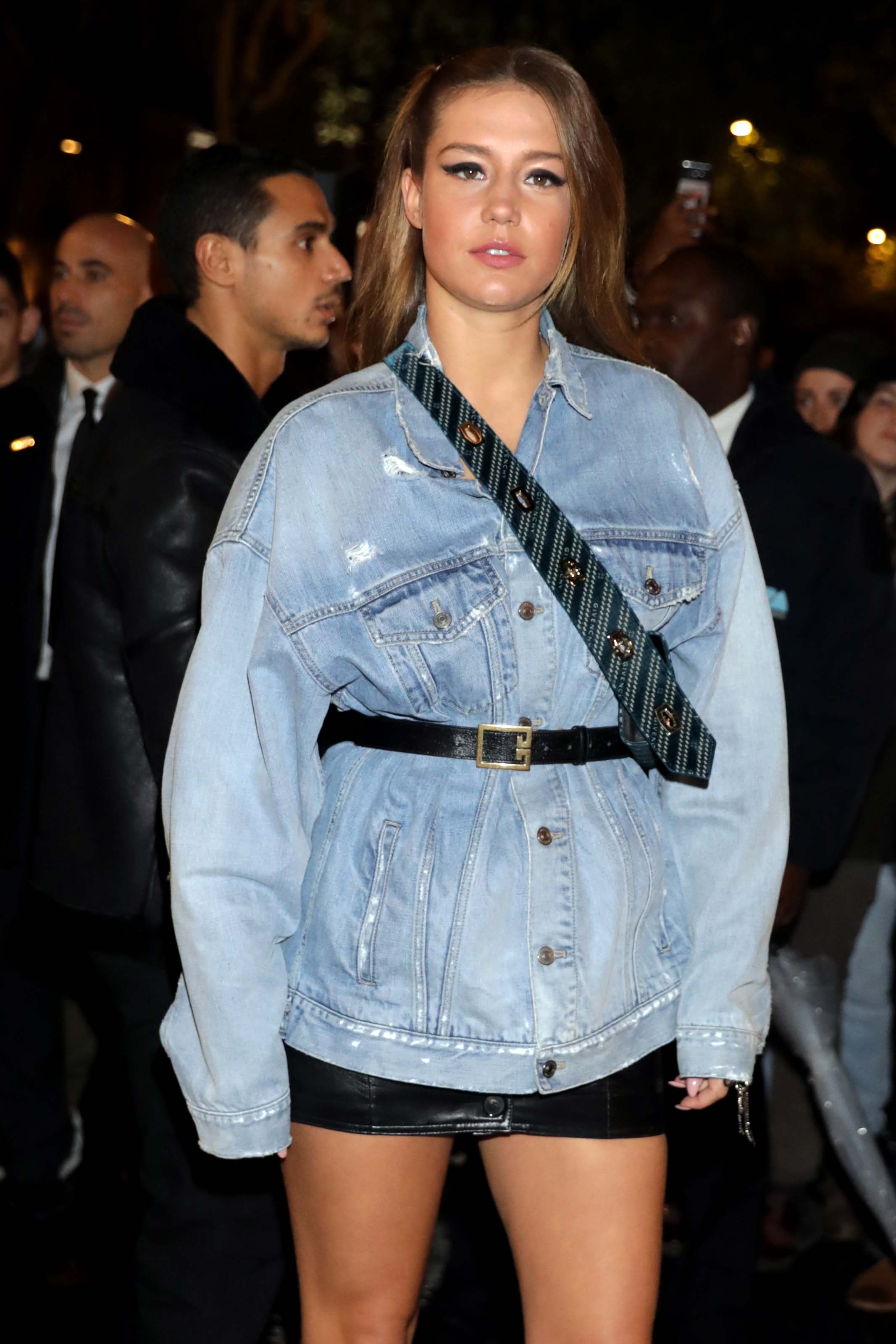 Adele Exarchopoulos attends Givenchy show