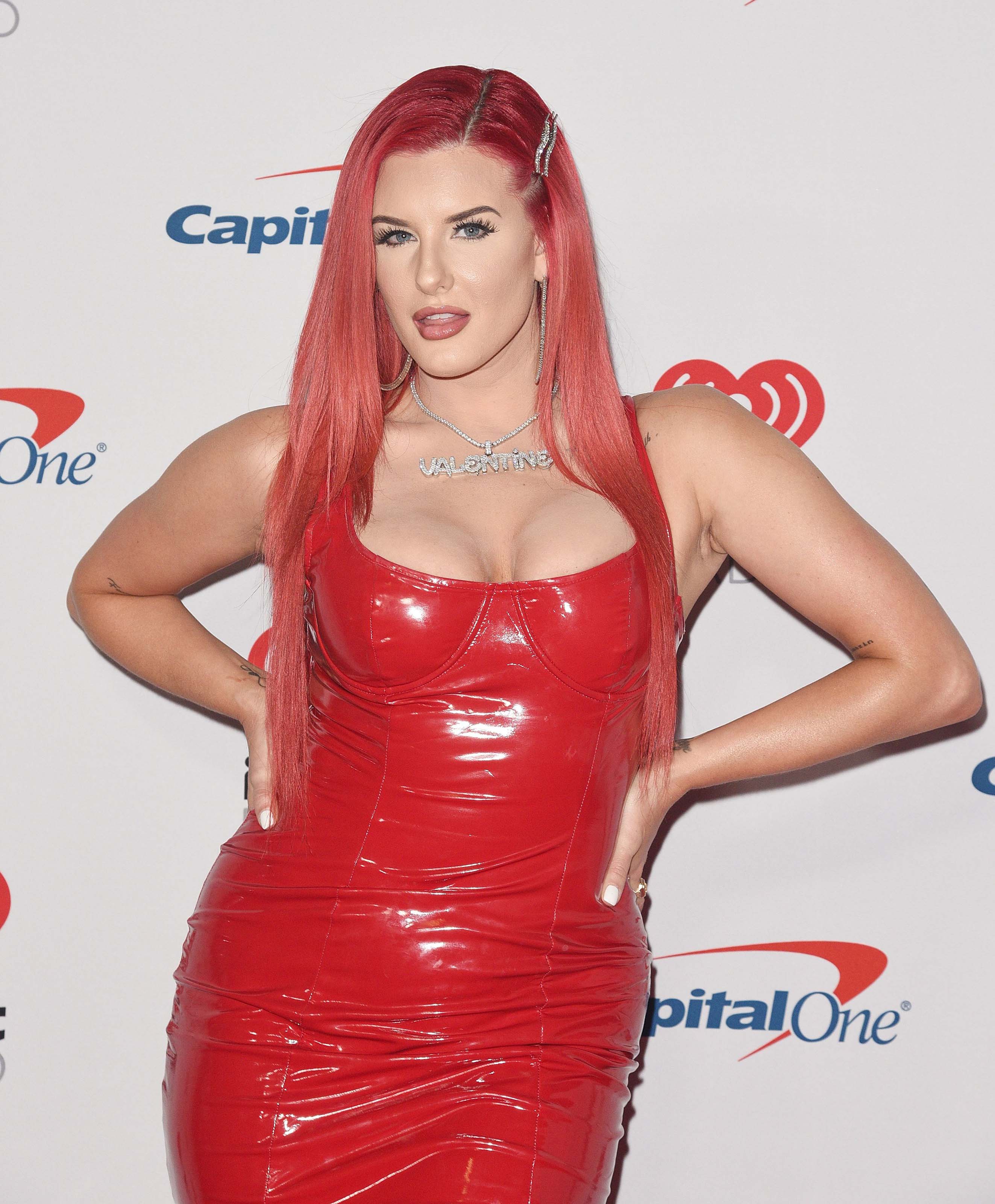 Justina Valentine attends iHeartRadio Music Festival Day 2