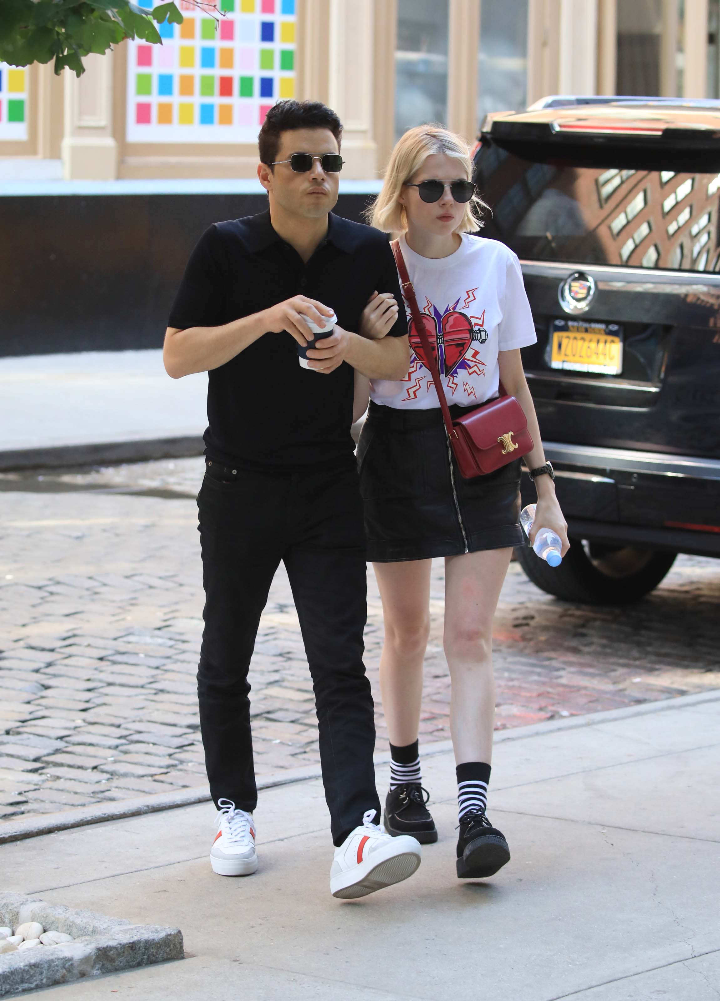 Lucy Boynton stepping out in NYC