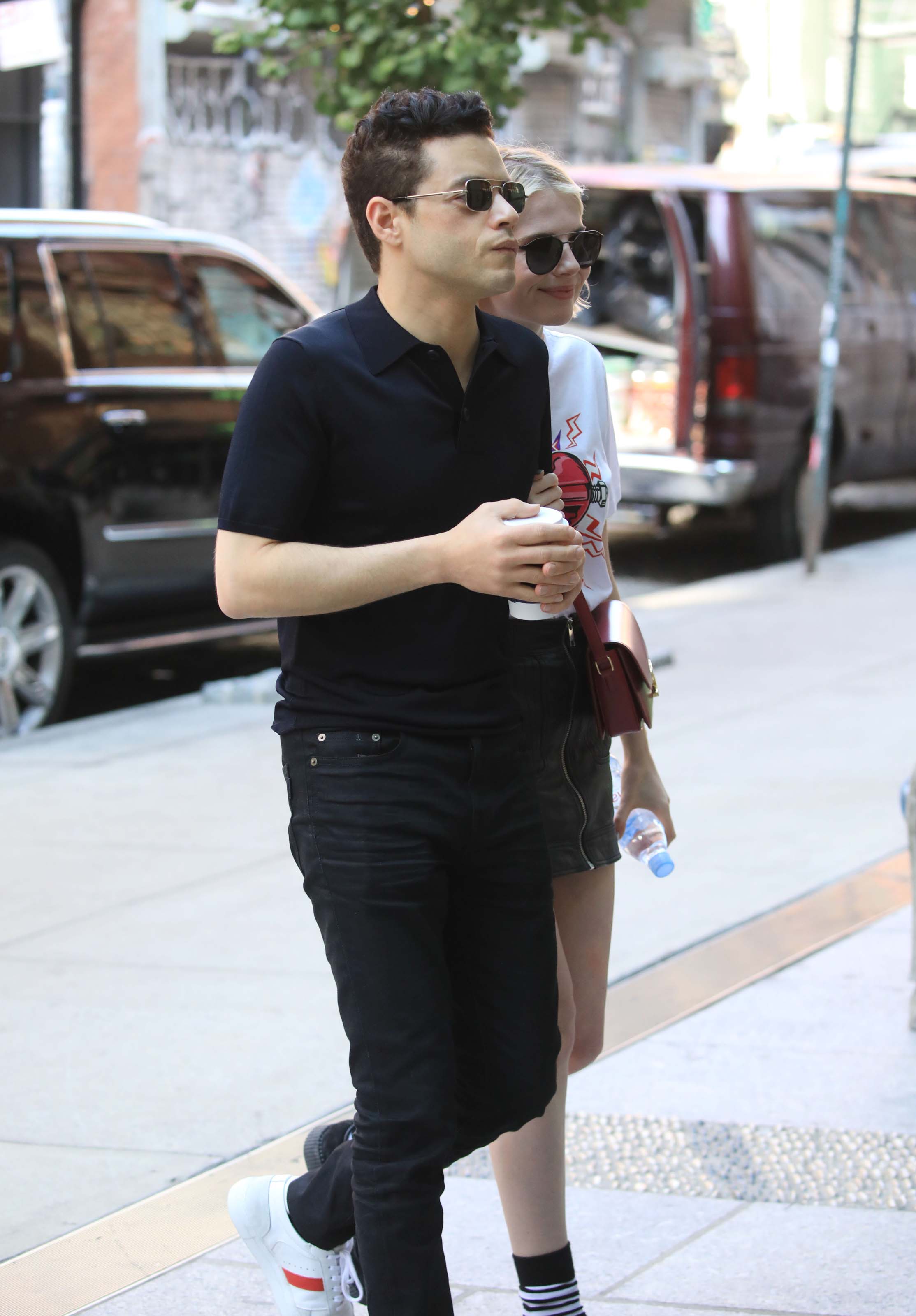 Lucy Boynton stepping out in NYC