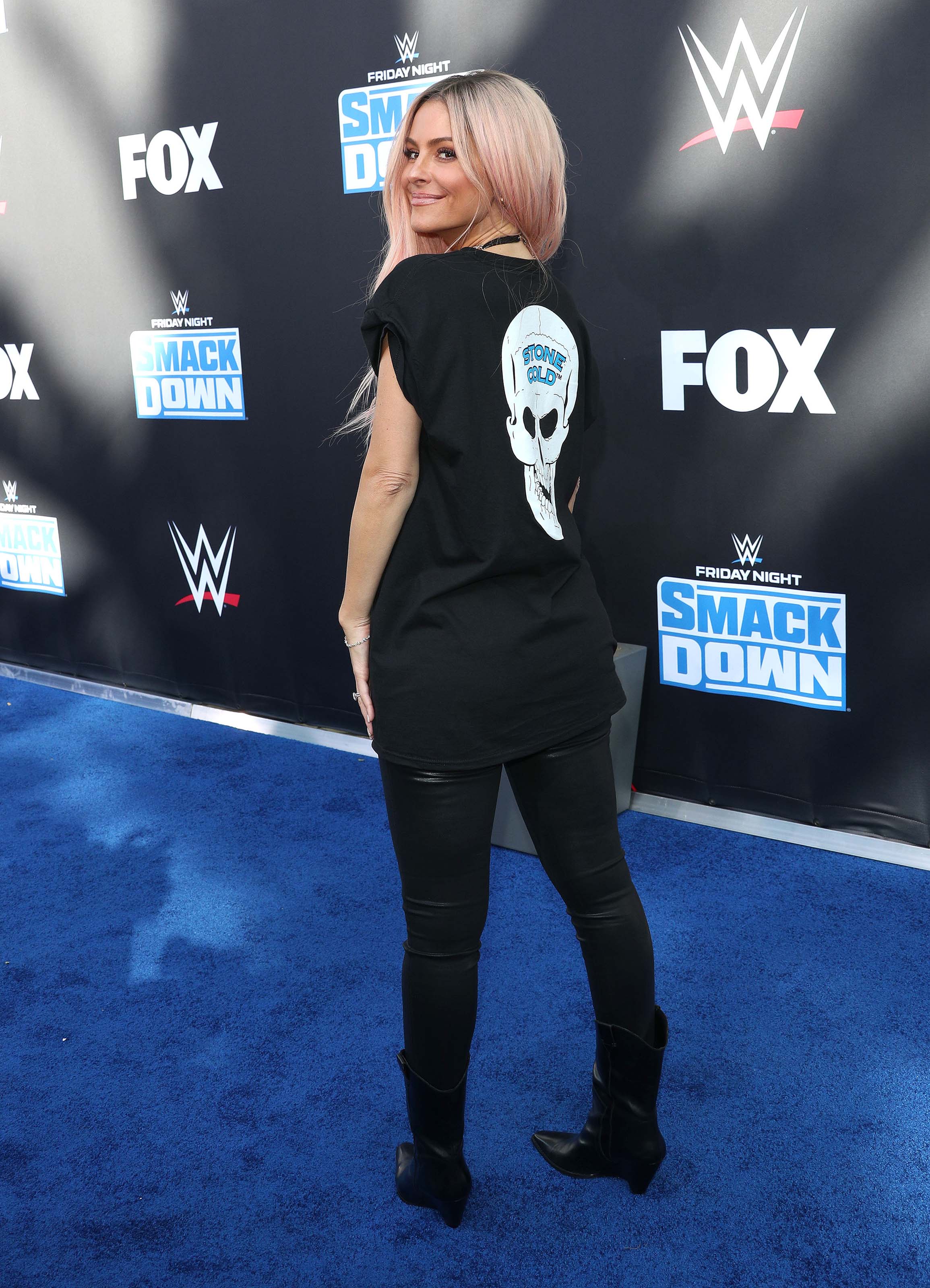 Maria Menounos attends WWE 20th Anniversary Celebration