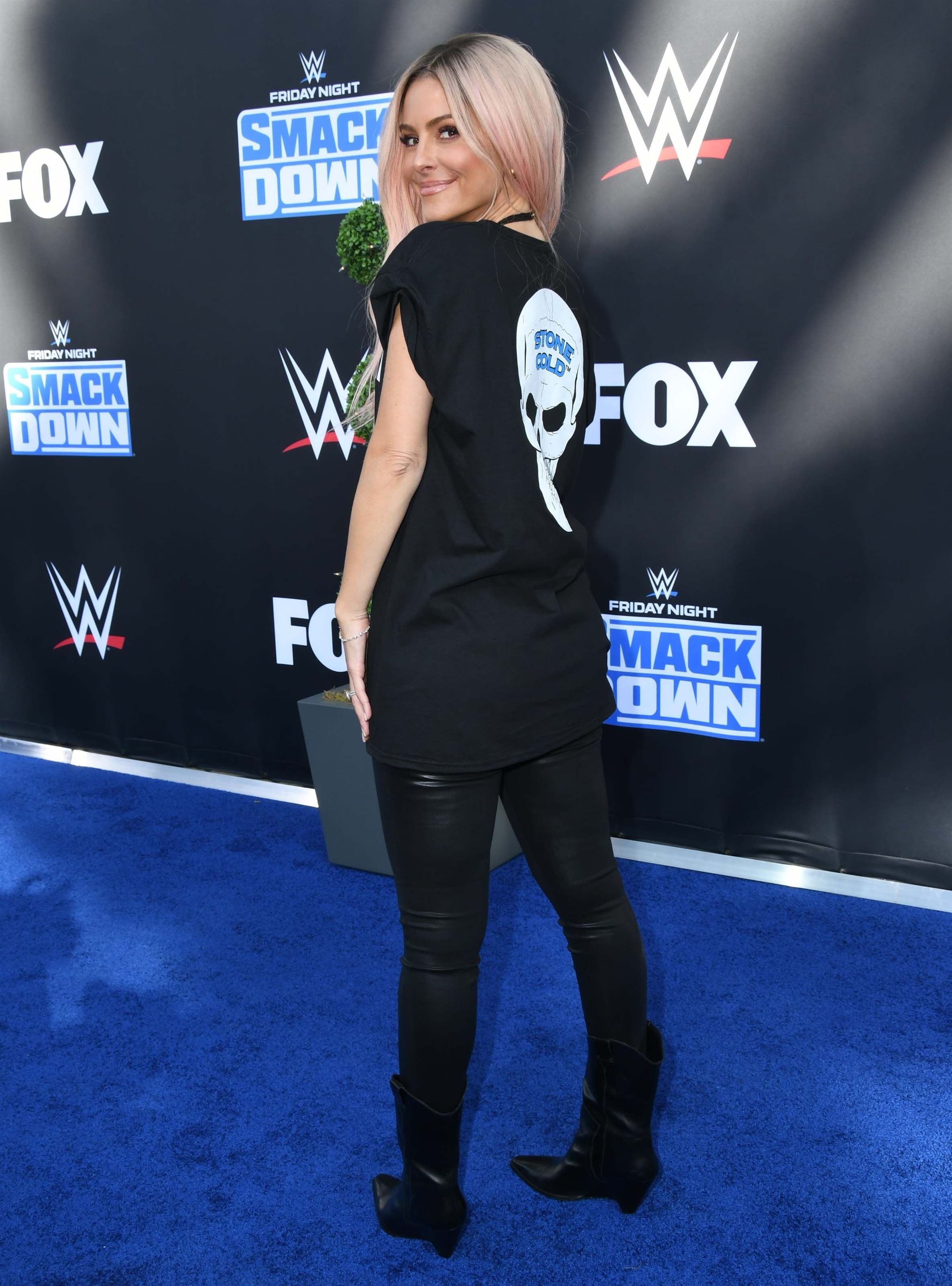 Maria Menounos attends WWE 20th Anniversary Celebration