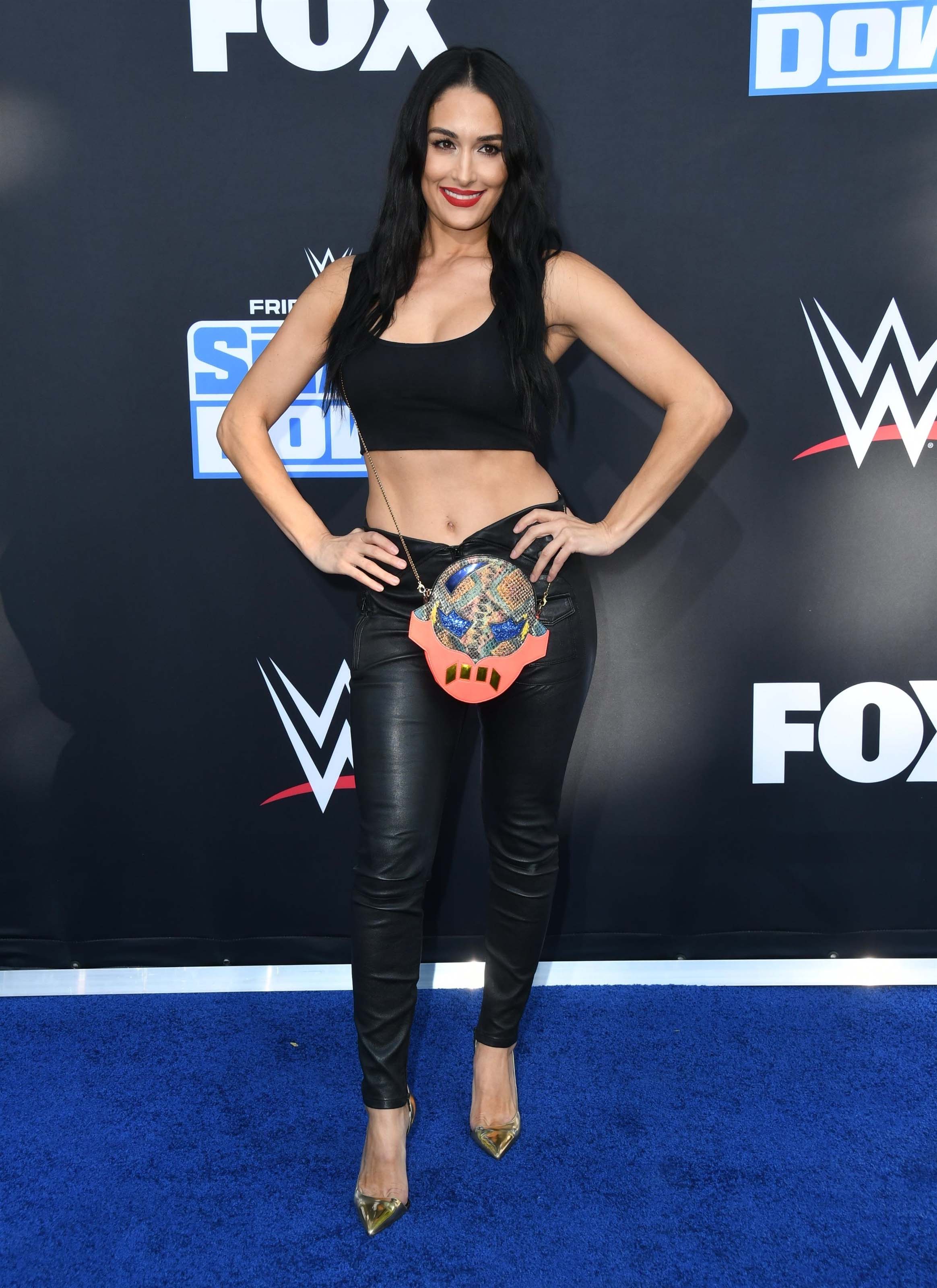 Nikki Bella attends WWE 20th Anniversary Celebration Marking Premiere of WWE Friday Night SmackDown